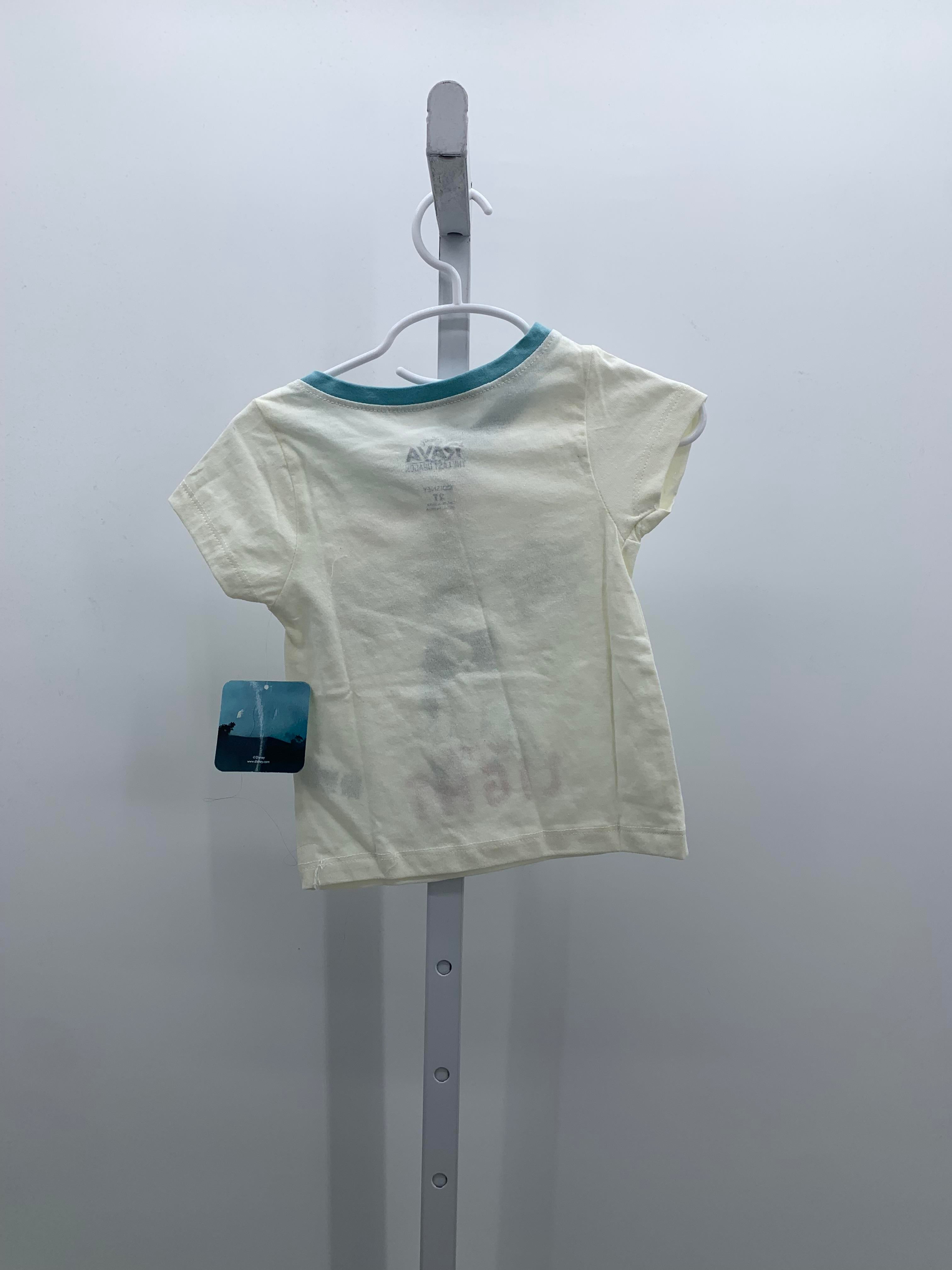 Disney Size 2T Girls Short Sleeve Shirt