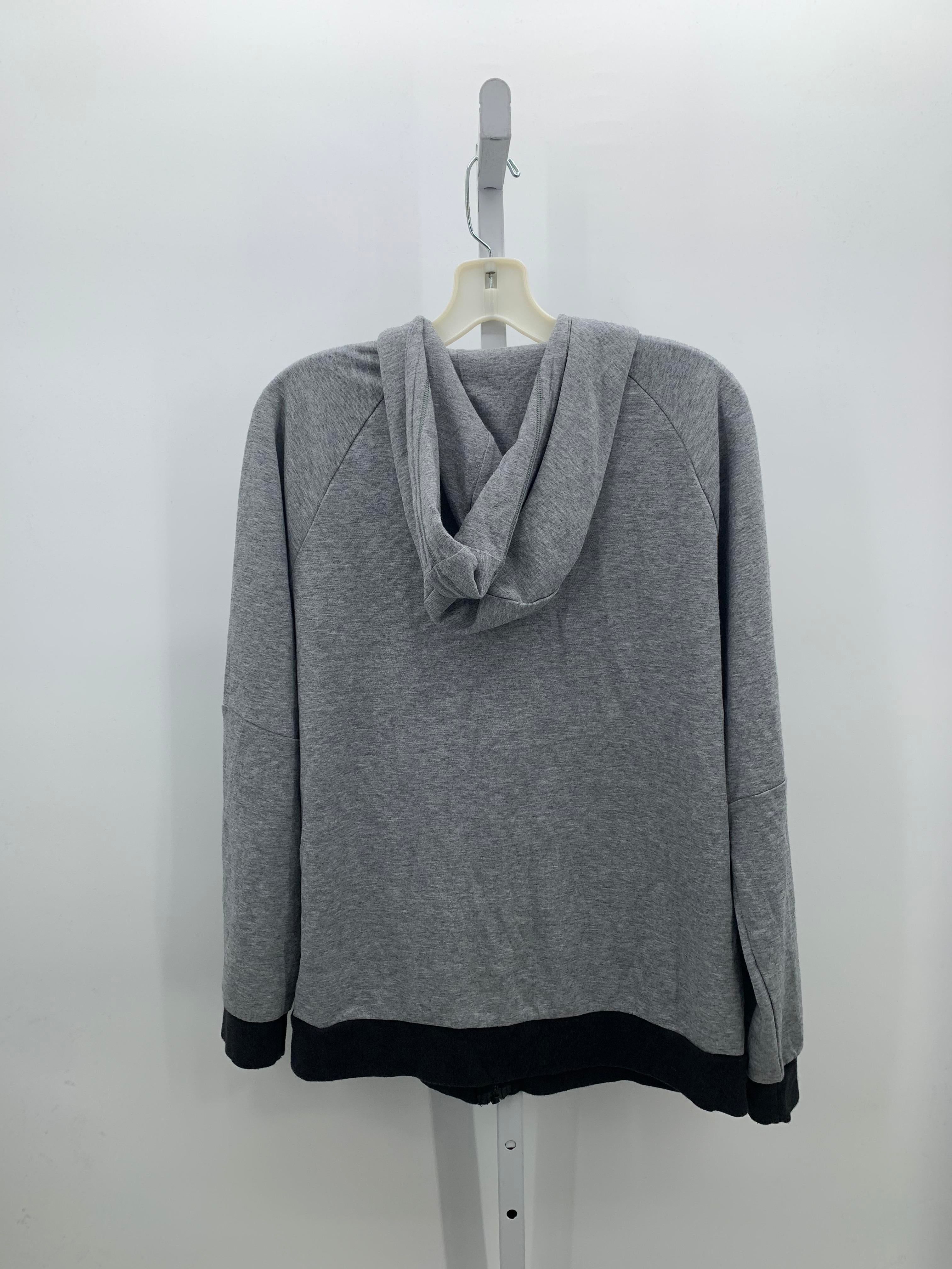 HOODED ZIP UP KNIT
