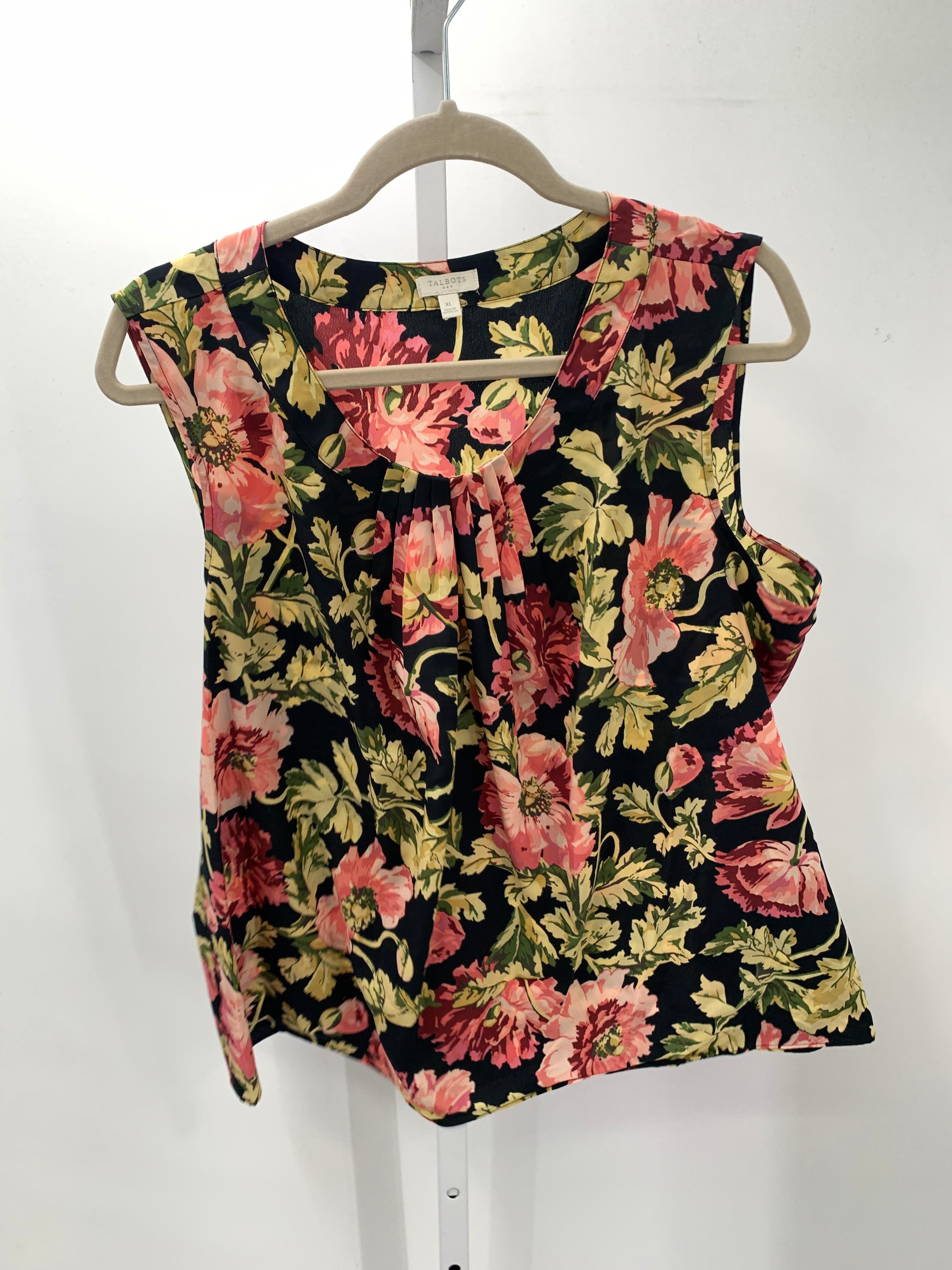 Talbots Size Extra Large Misses Sleeveless Shirt