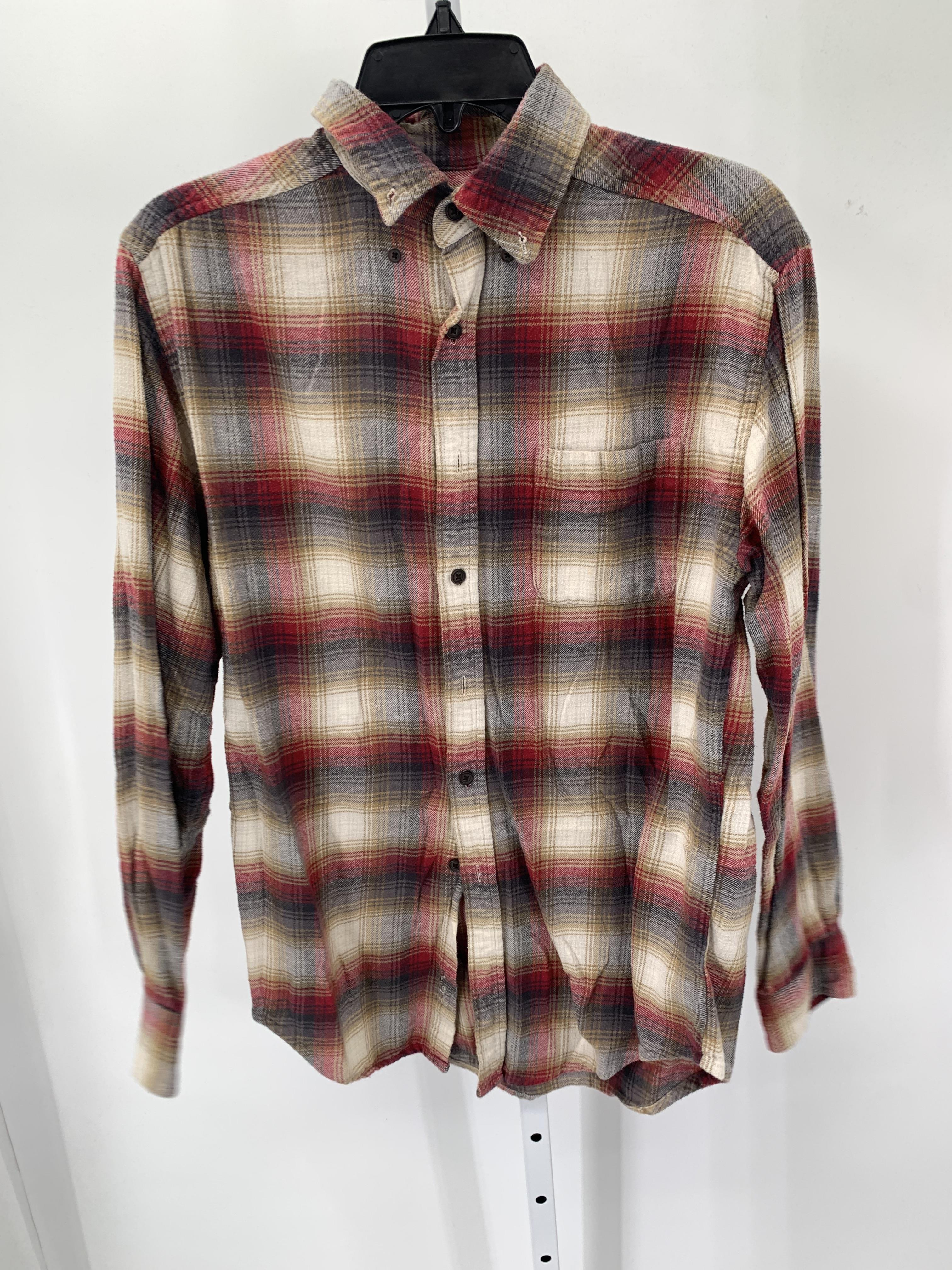 RED GREY PLAID