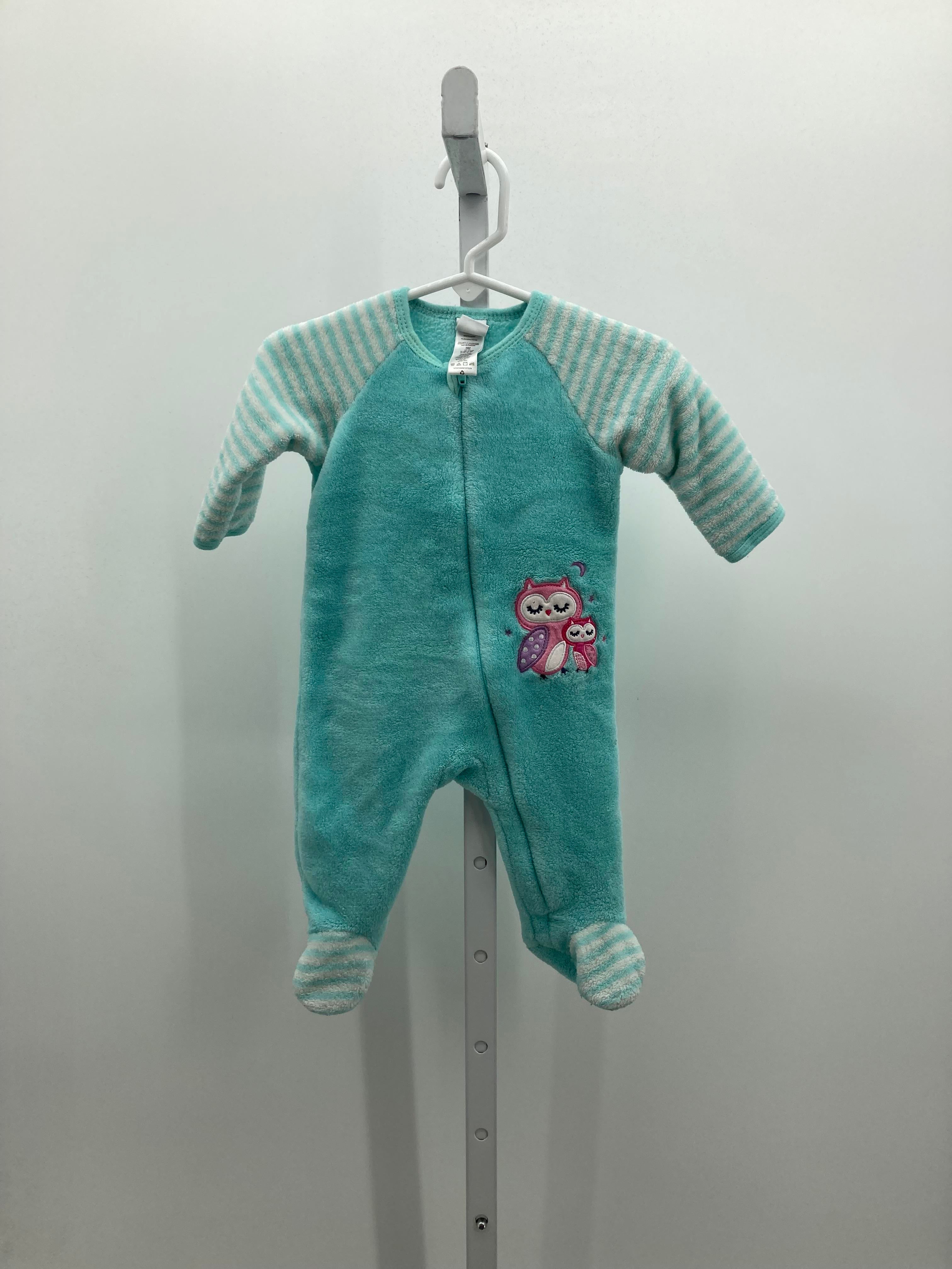 Little Me Size 3 Months Girls Long Slv. Romper