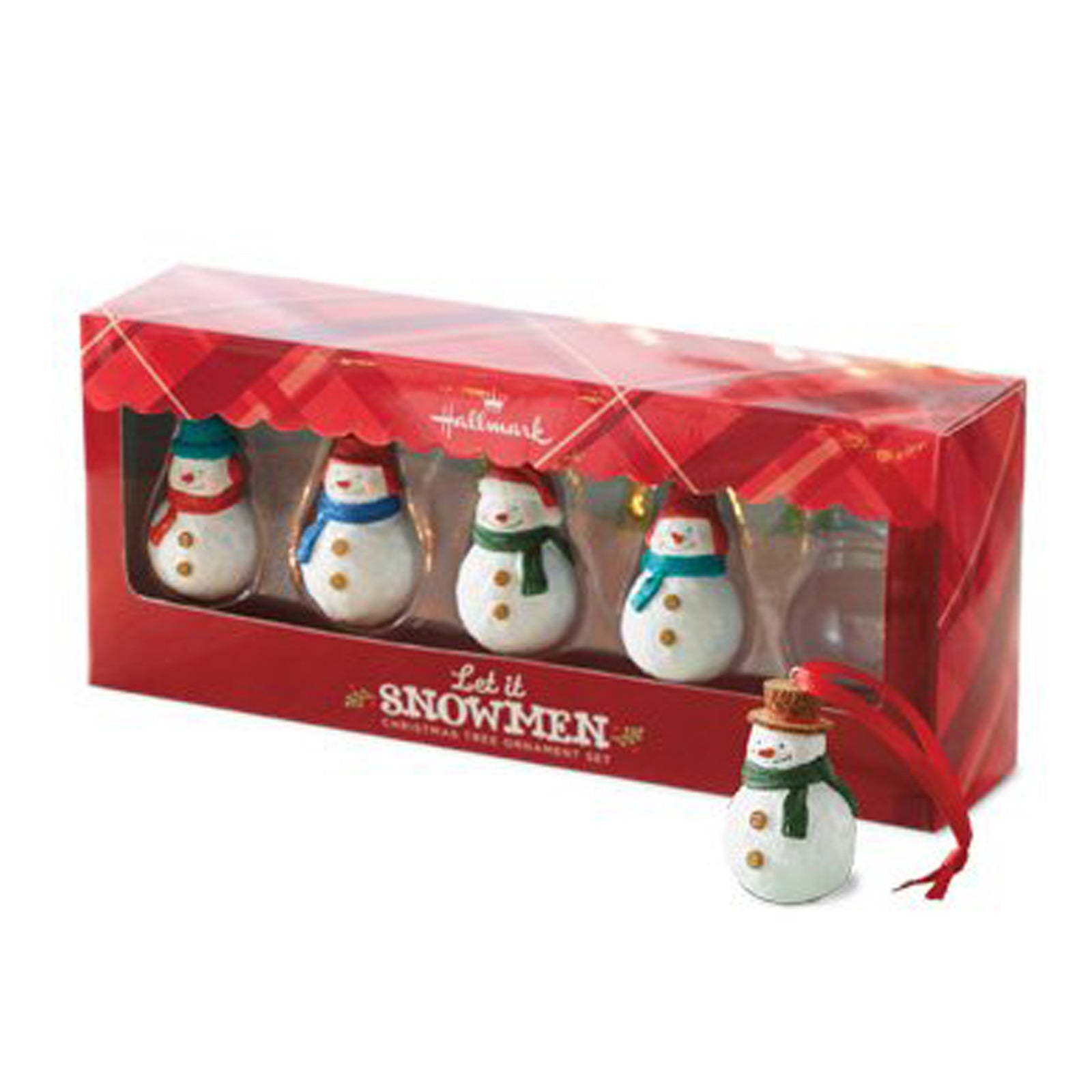 Hallmark Keepsake Ornament Direct Imports Let It Snowman 5 Piece Set - in box