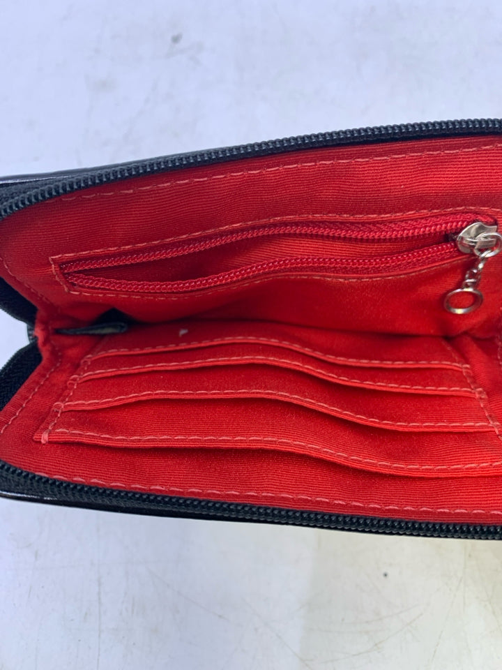 Coach Poppy Tartan Plaid Wristlet