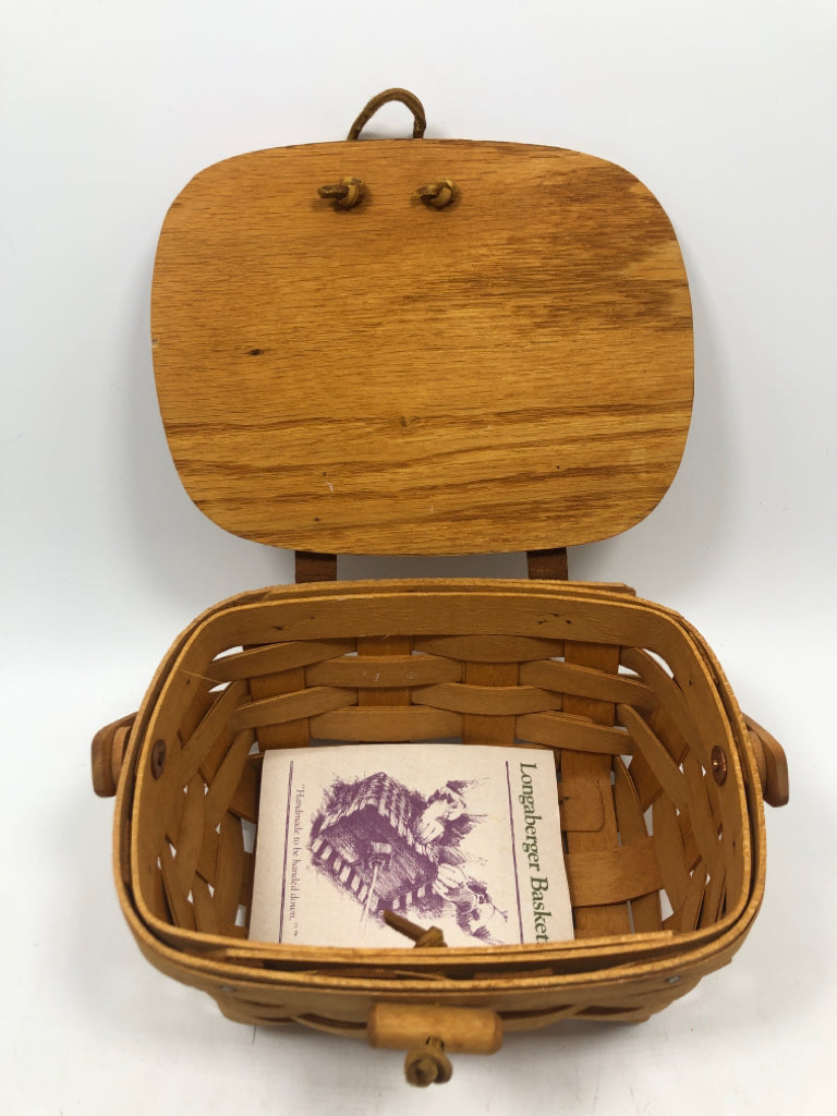 KIDDIE PURSE LONGABERGER BASKET.