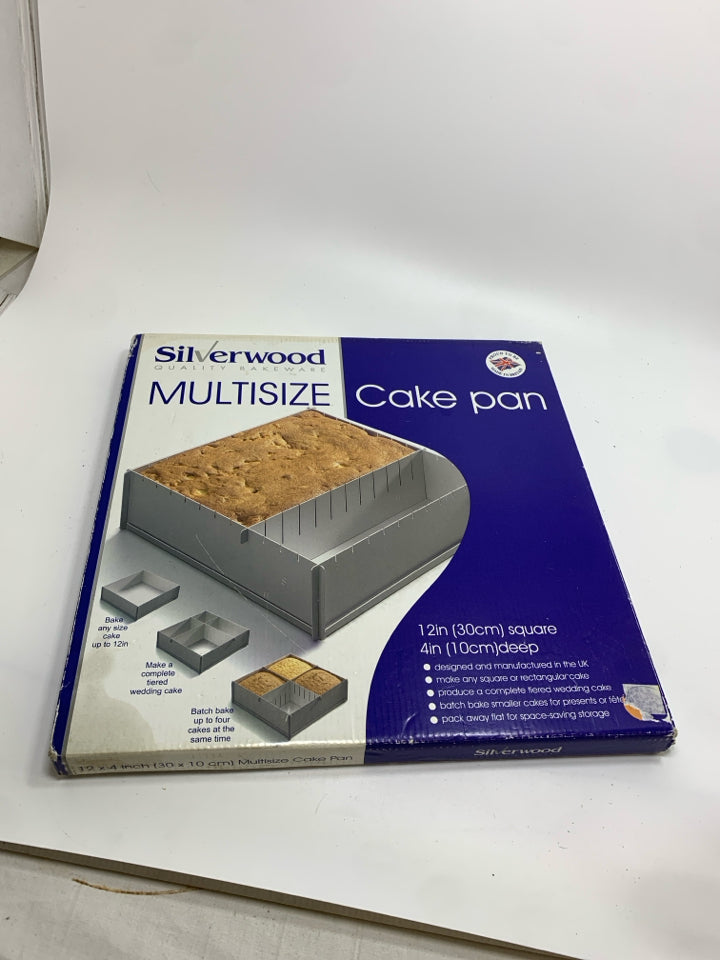 NIB SILVERWOOD MULTI SIZE CAKE PAN.
