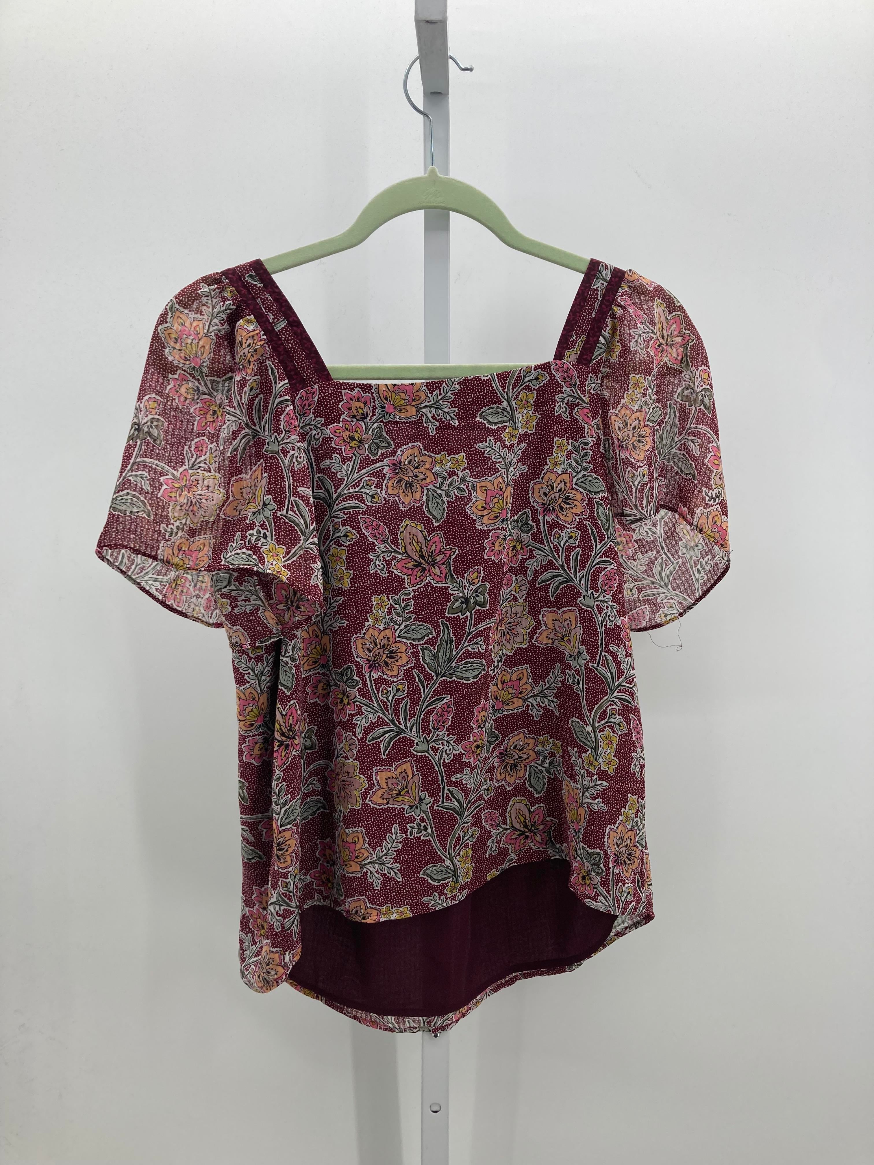 Loft Size Small Misses Short Sleeve Shirt