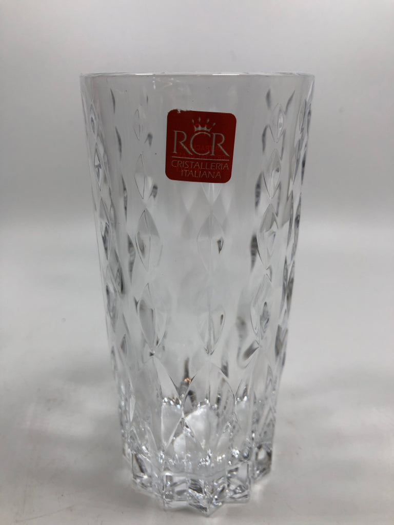 6 CRYSTAL MARILYN TUMBLERS- IN BOX