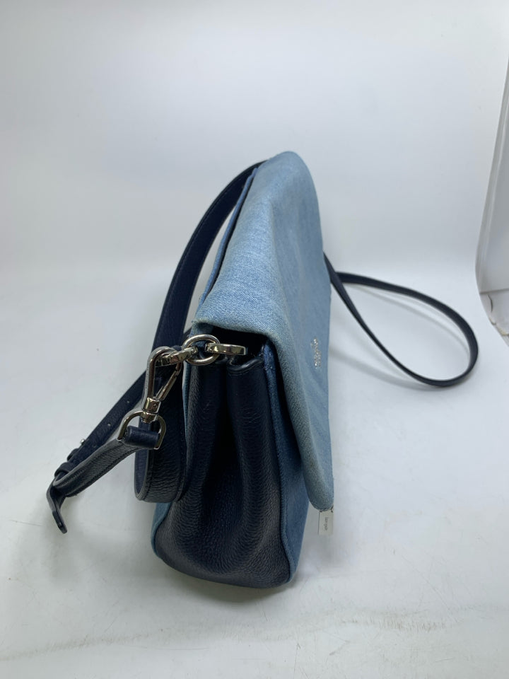 Kate Spade Denim Leila Medium Flap Shoulder Bag