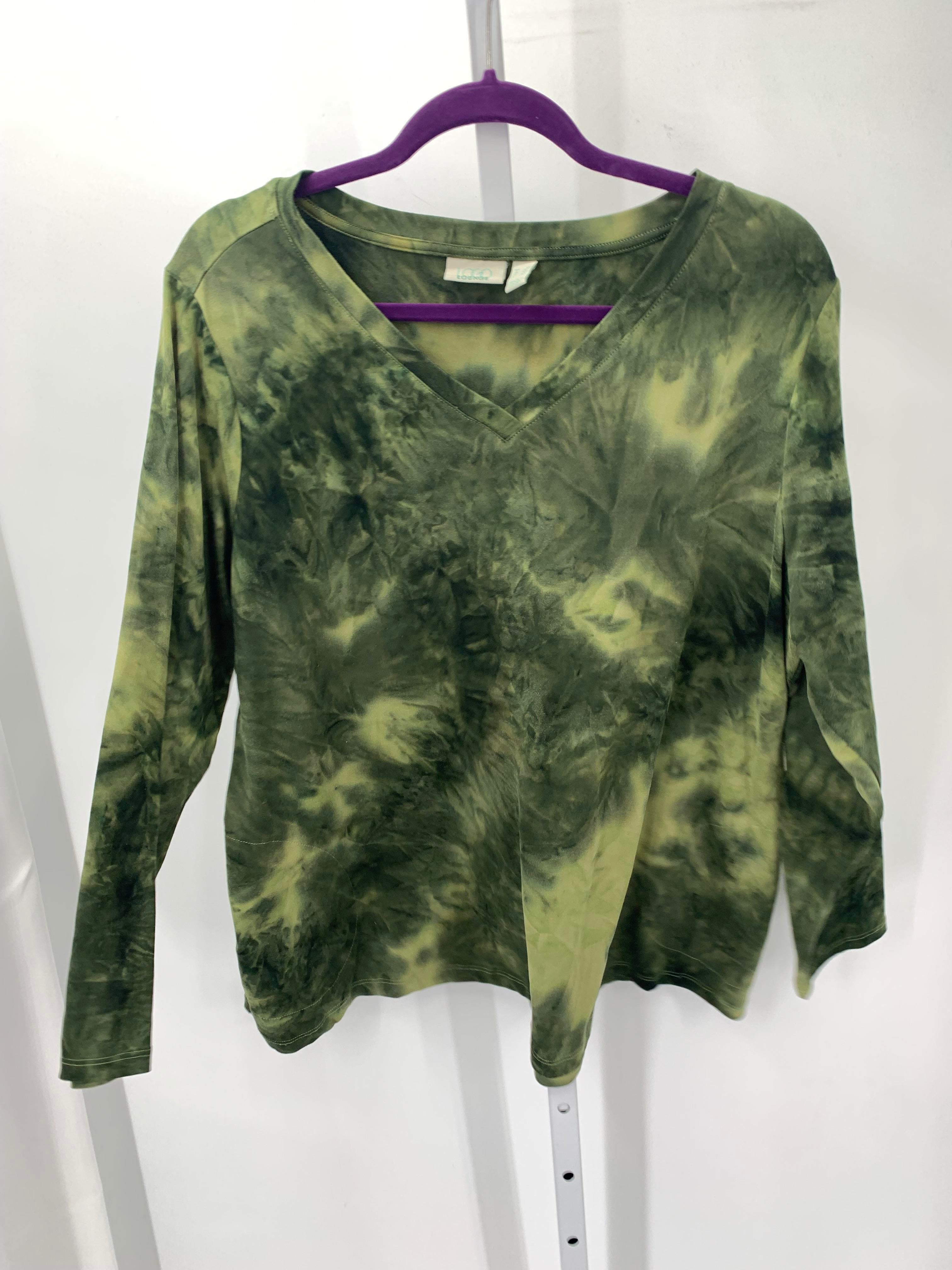 LOGO Size 1X Womens Long Sleeve Shirt