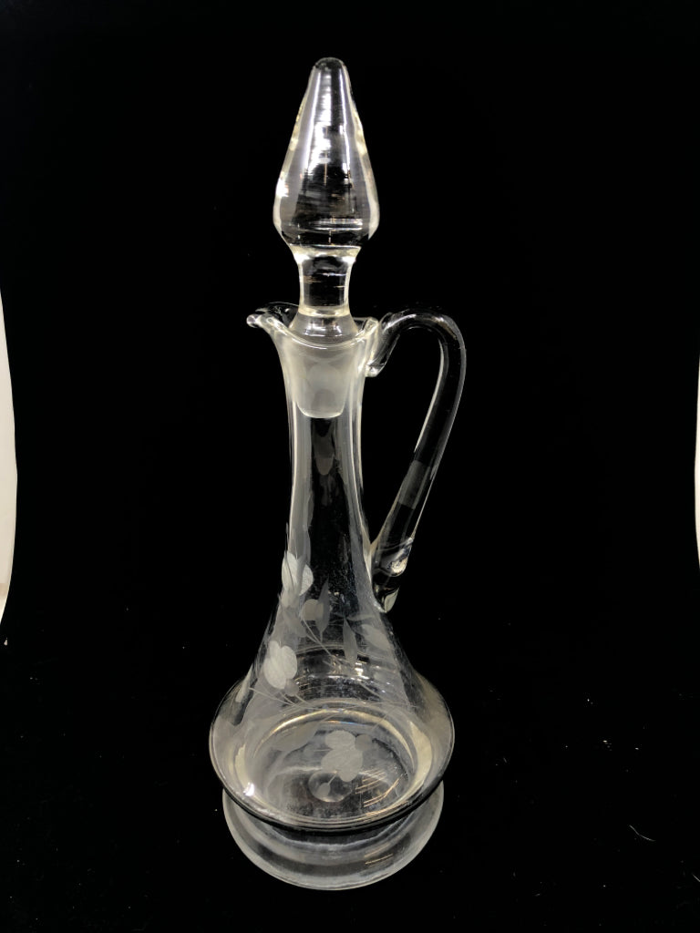 PRINCESS HOUSE CUT GLASS DECANTER.