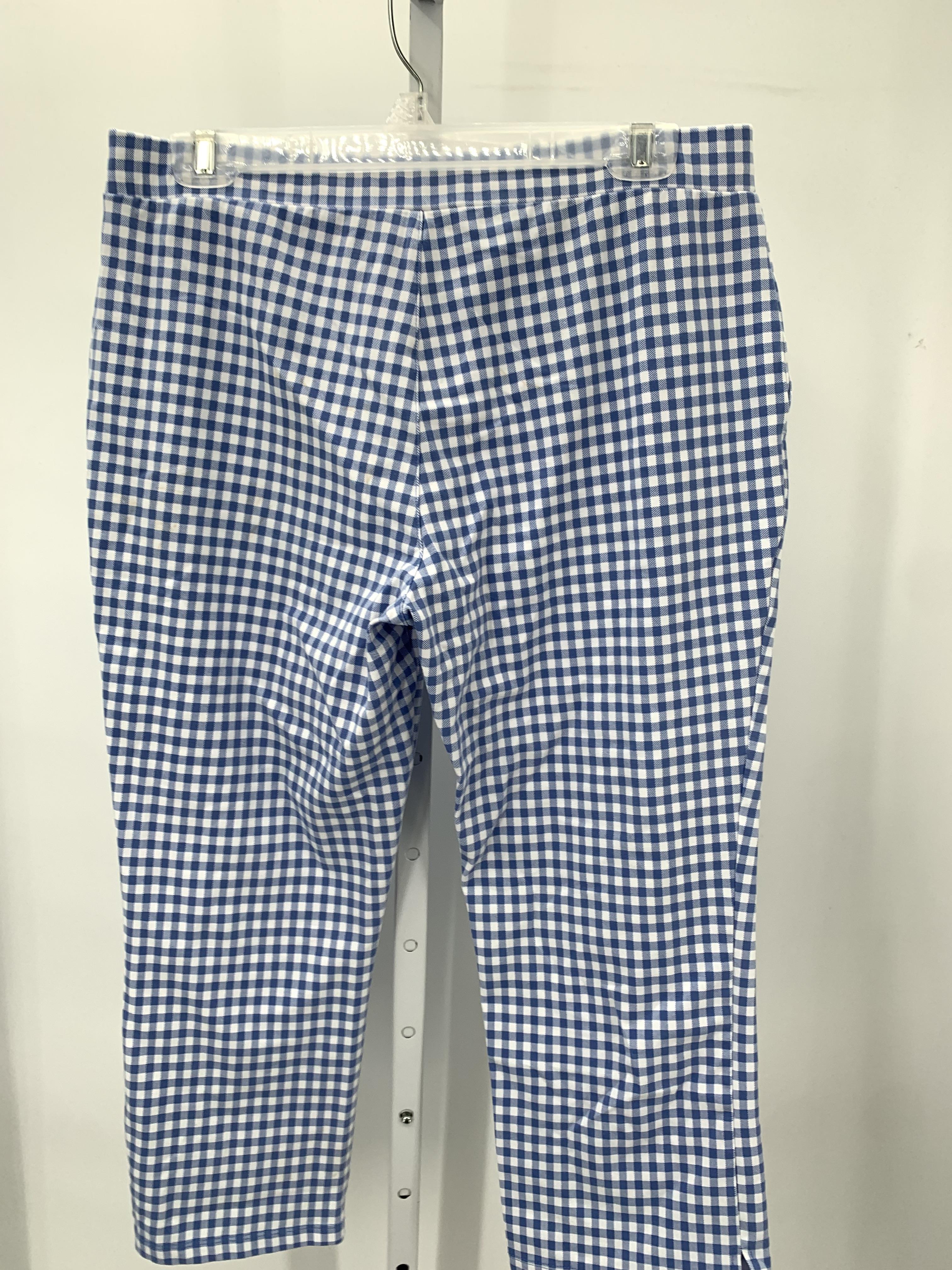 Susan Graver Size Medium Petite Petite Cropped Pants
