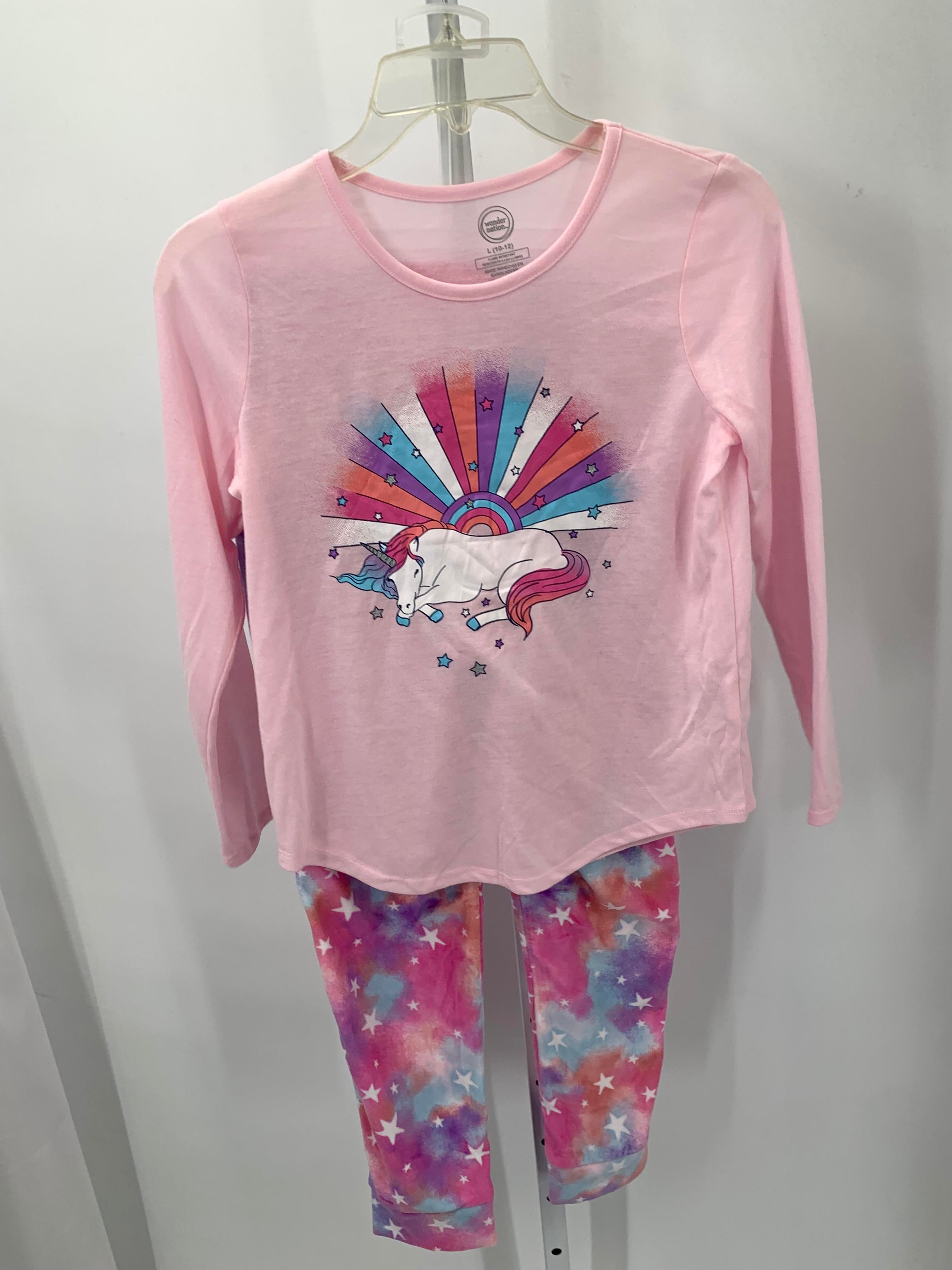 Wonder Nation Size 10-12 Girls Pajamas