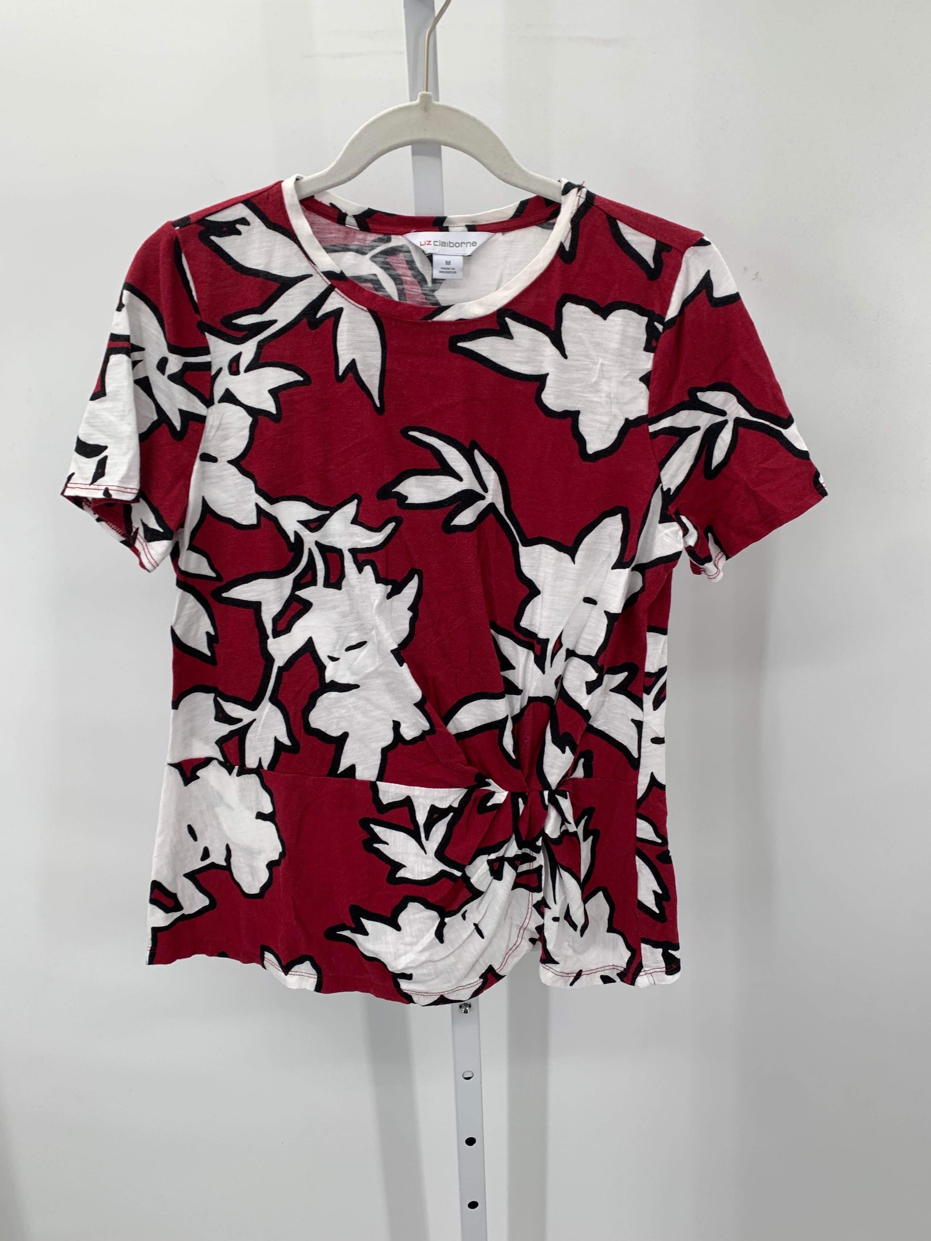 Liz Claiborne Size Medium Misses Short Sleeve Shirt