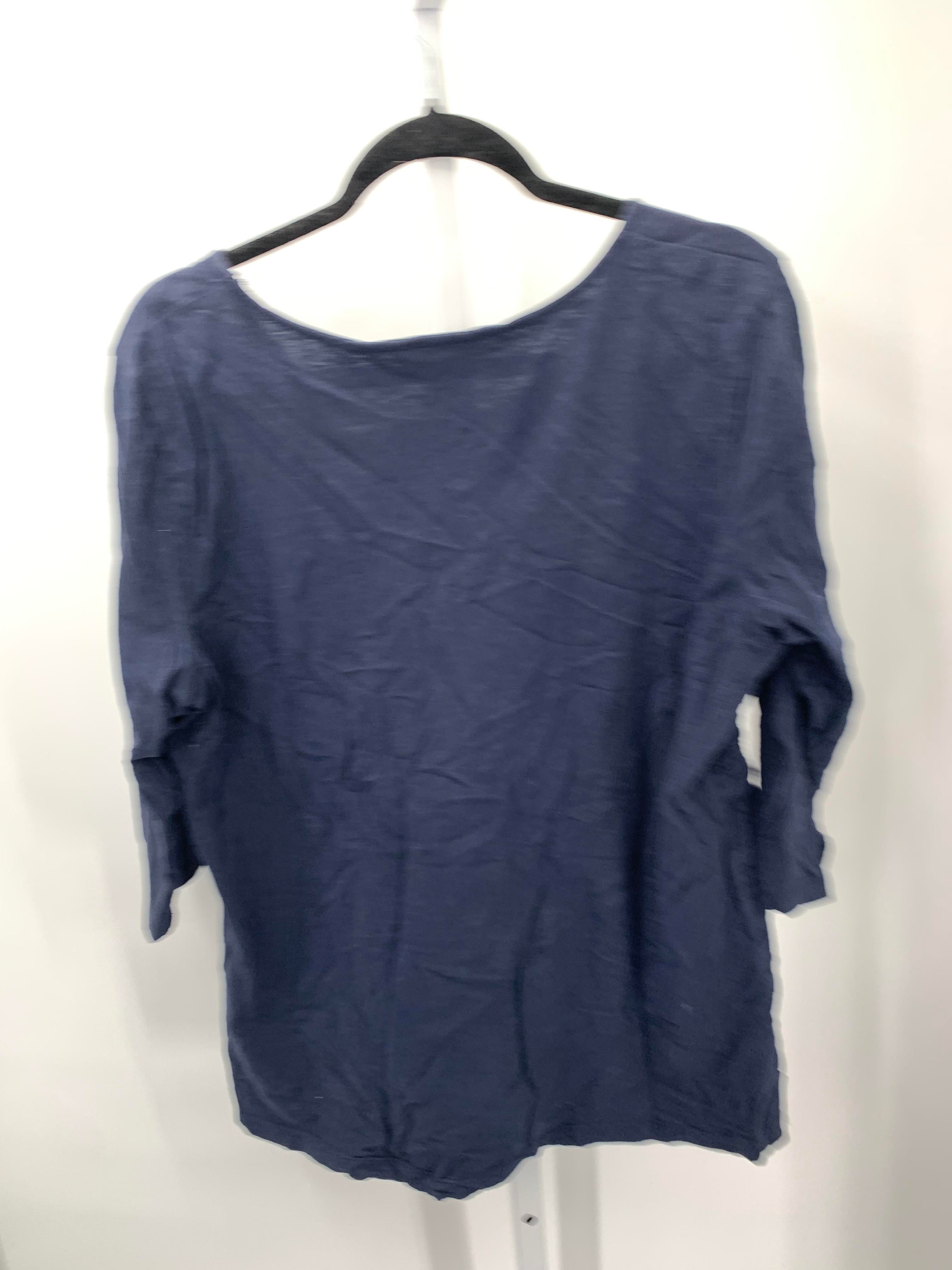 Christopher & Banks Size Extra Large Misses 3/4 Sleeve Shirt