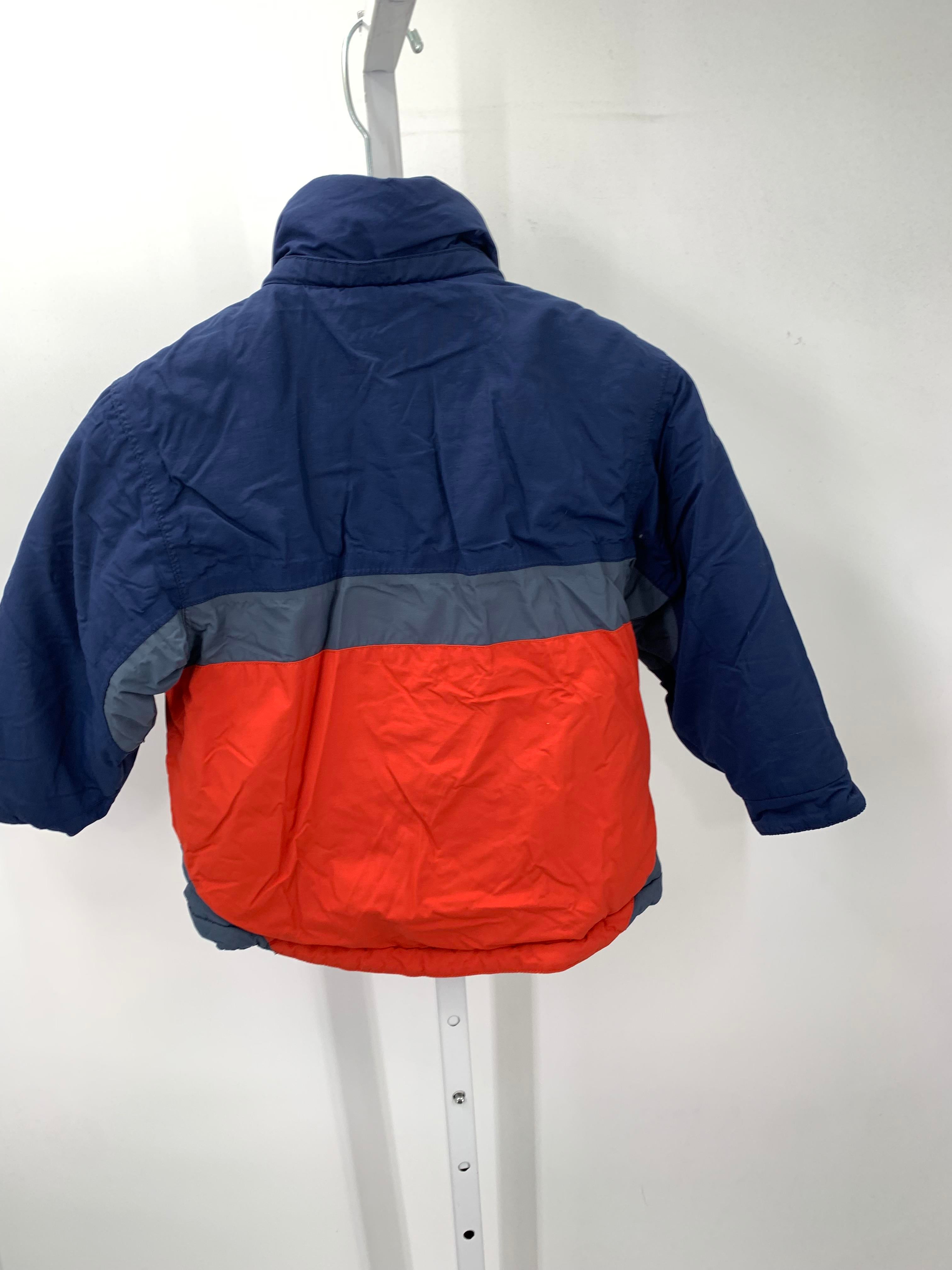 ORANGE ZIP UP JACKET.