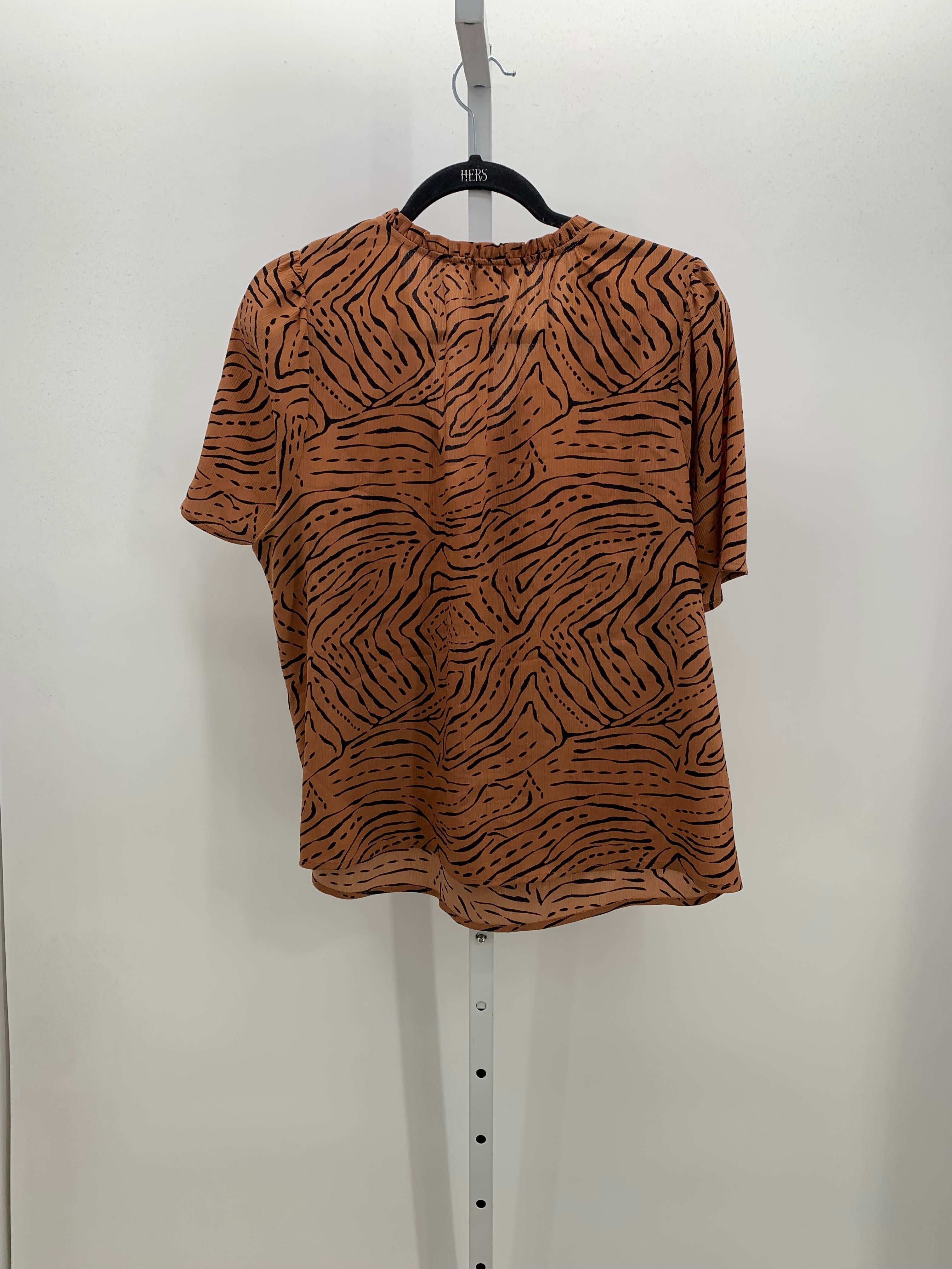 Nine West Size 0X Womens Short Sleeve Shirt
