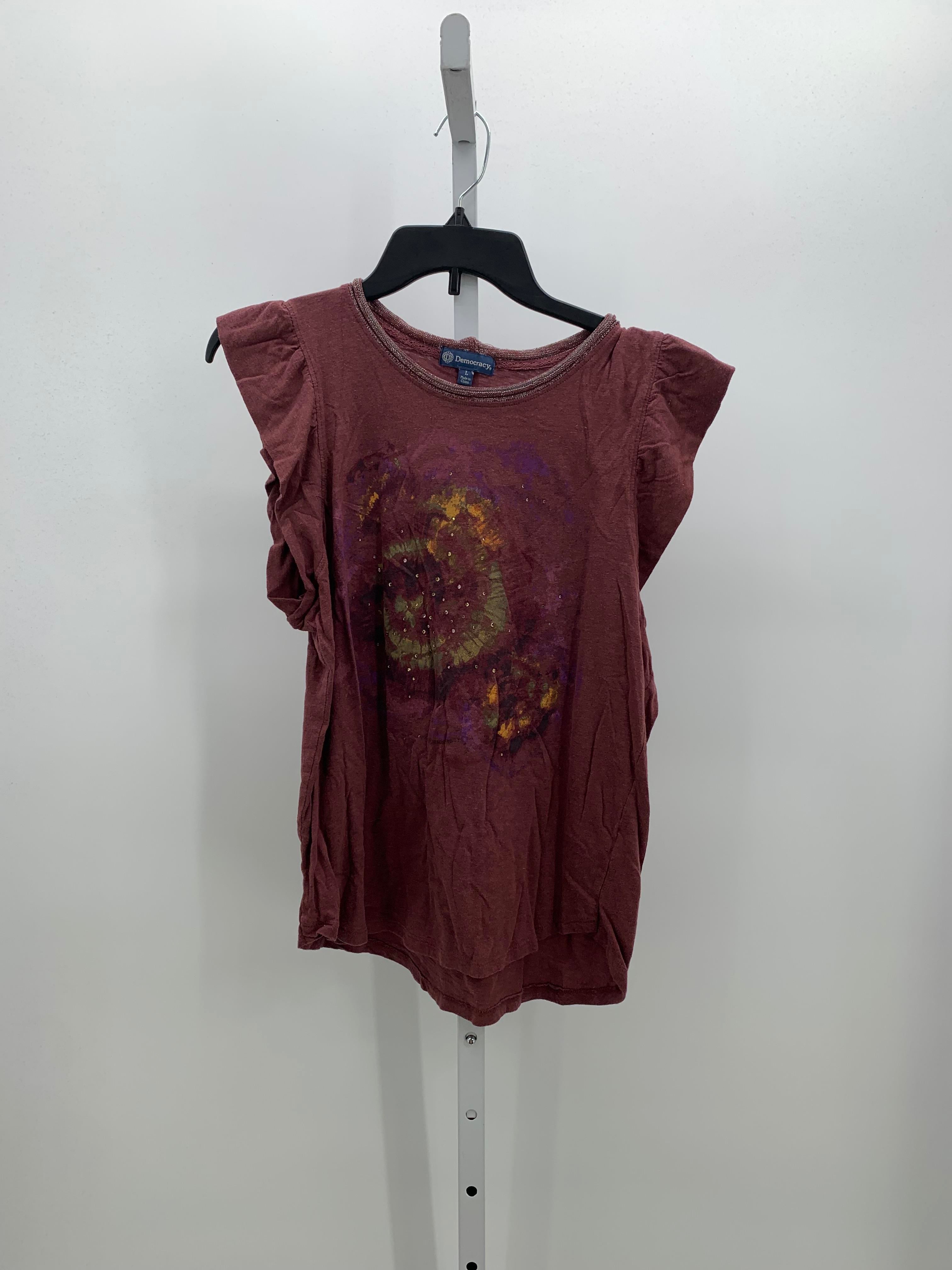 Democracy Size Large Misses Sleeveless Shirt