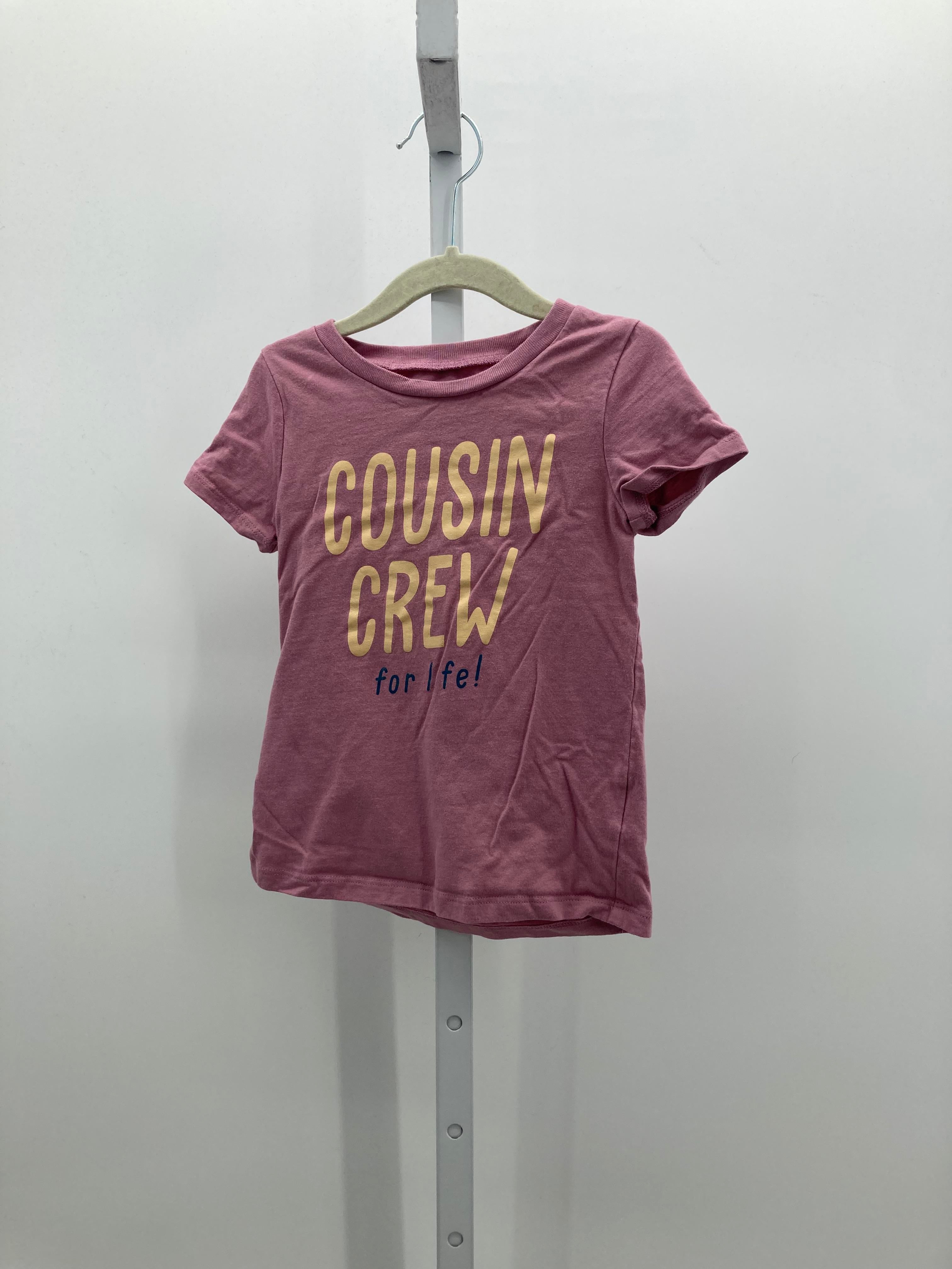 Carters Size 4T Girls Short Sleeve Shirt