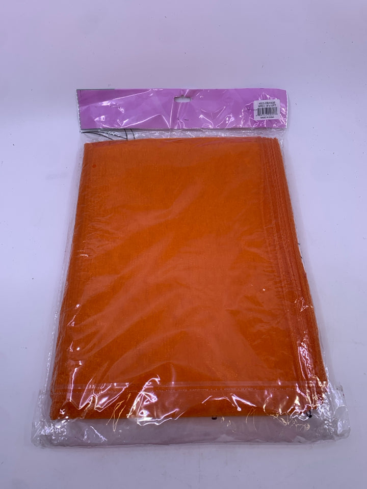 NIP ORANGE CHAIR BOW.