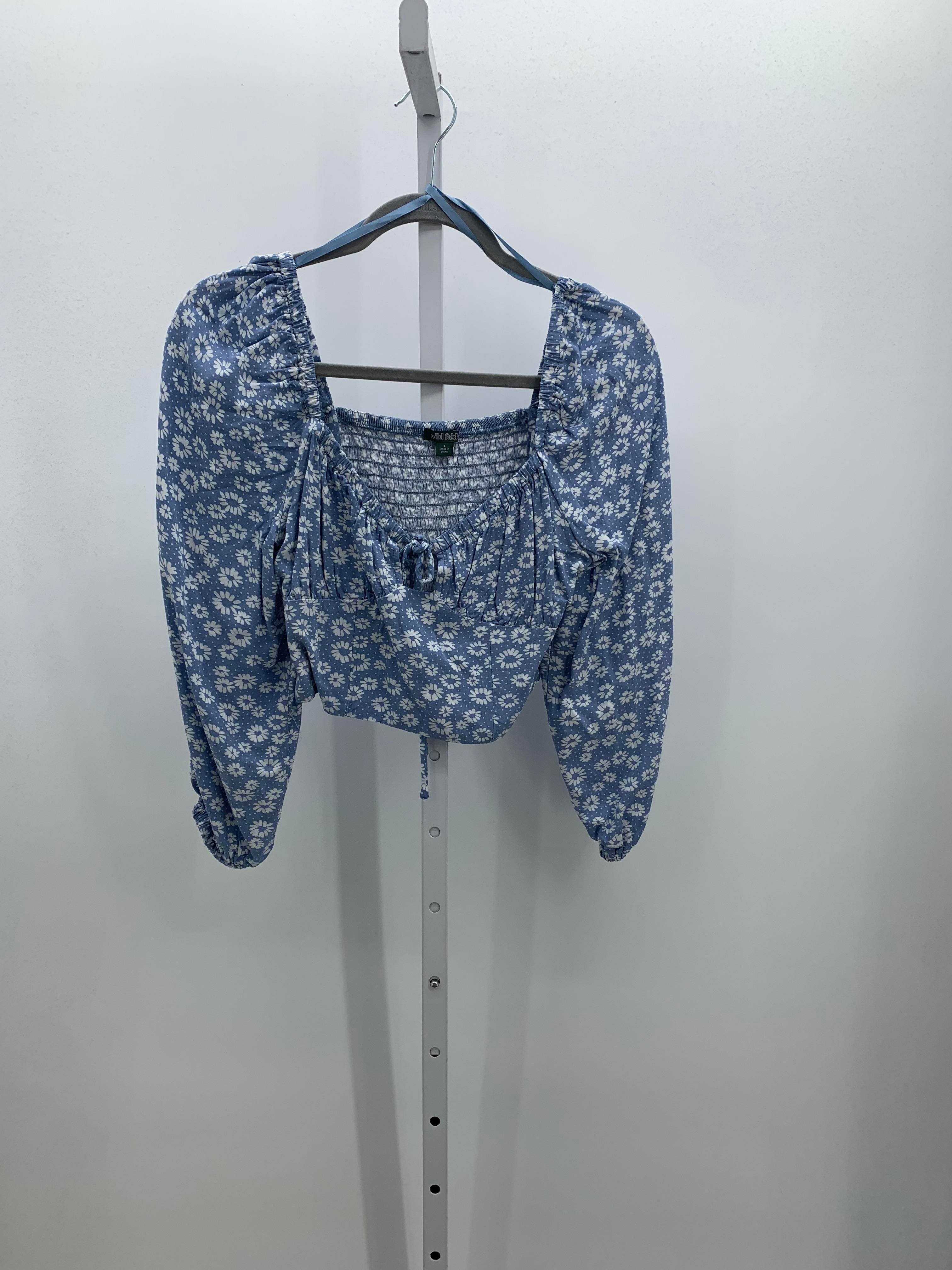 Wild Fable Size Small Juniors Long Sleeve Shirt