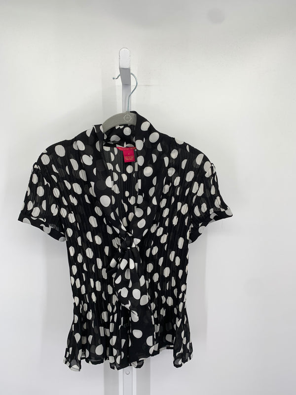 Sunny Leigh Size Small Misses Short Sleeve Shirt
