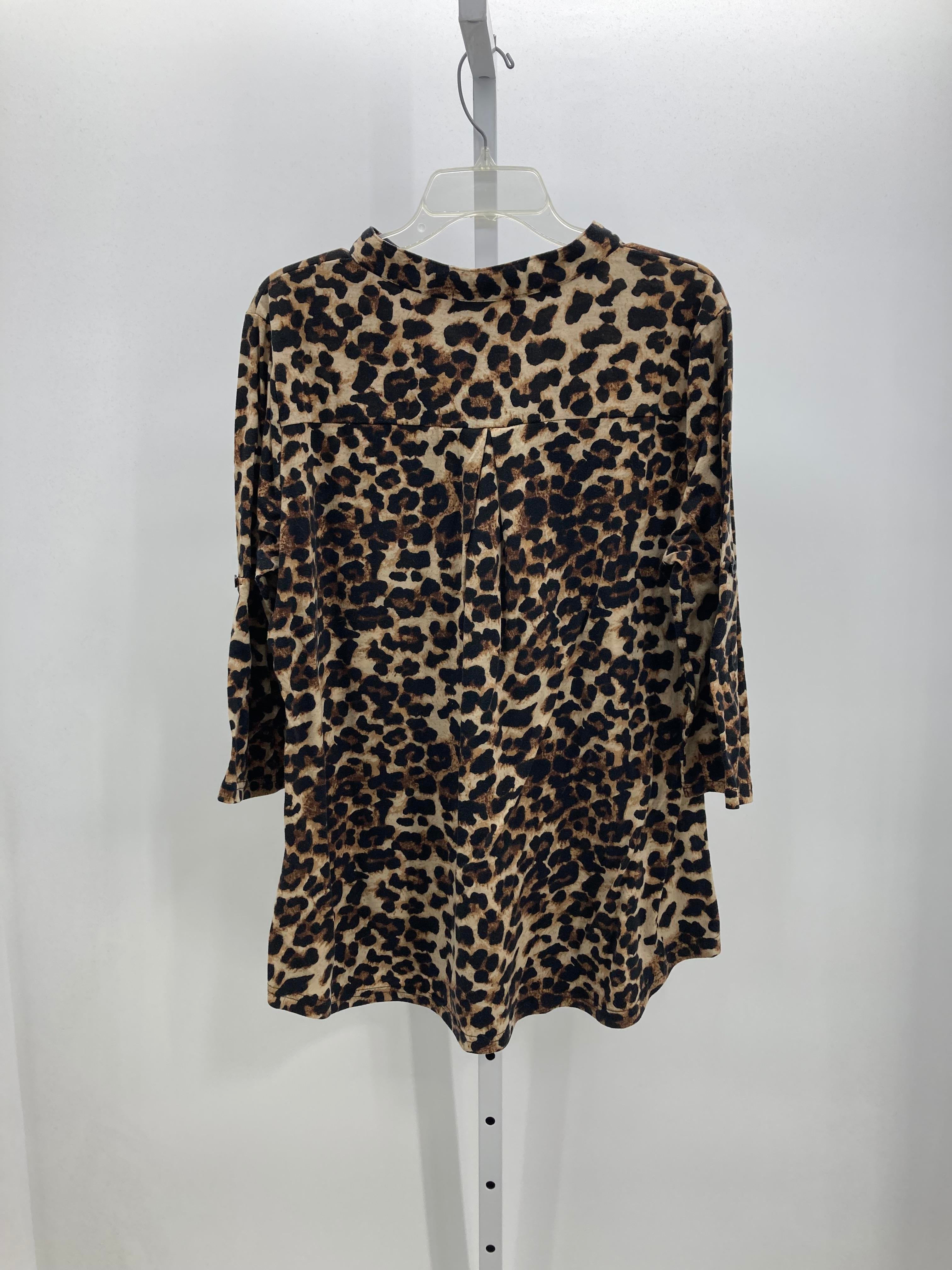 Size 2X Womens 3/4 Sleeve Shirt