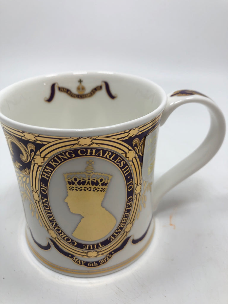 KING CHARLES CORONATION MUG.