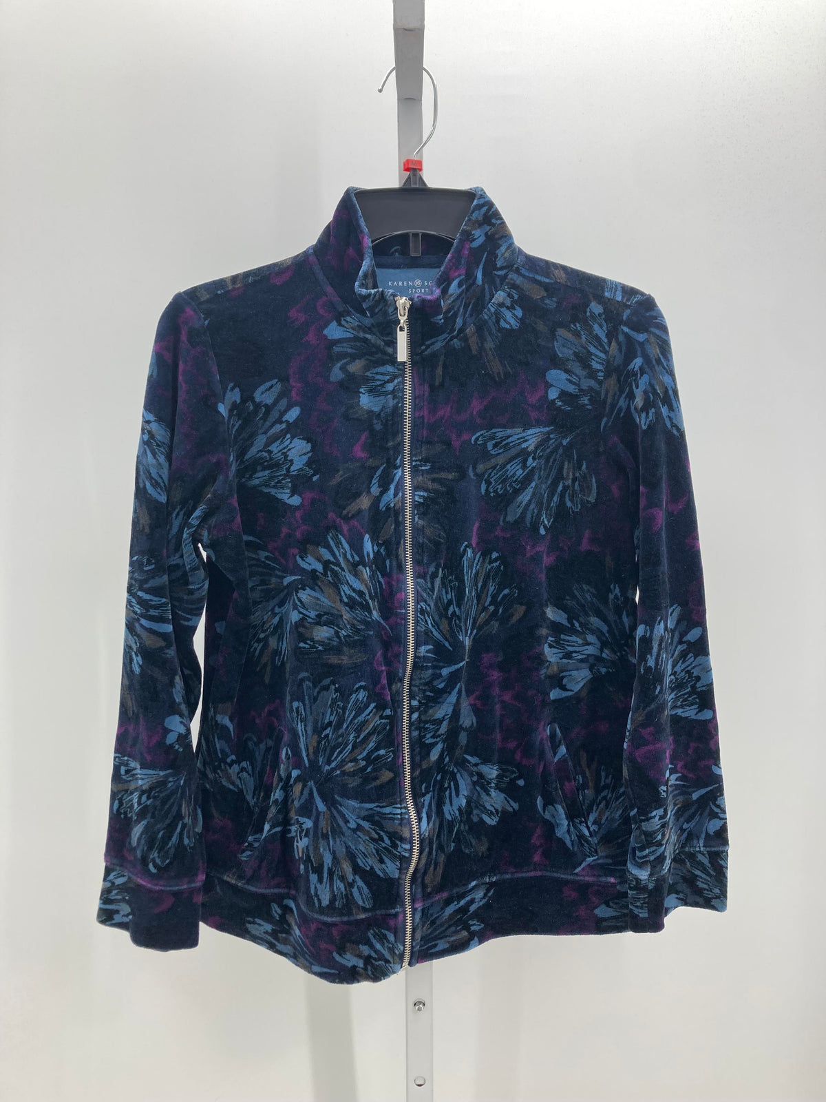 Karen Scott Size Medium Misses Fleece Jacket