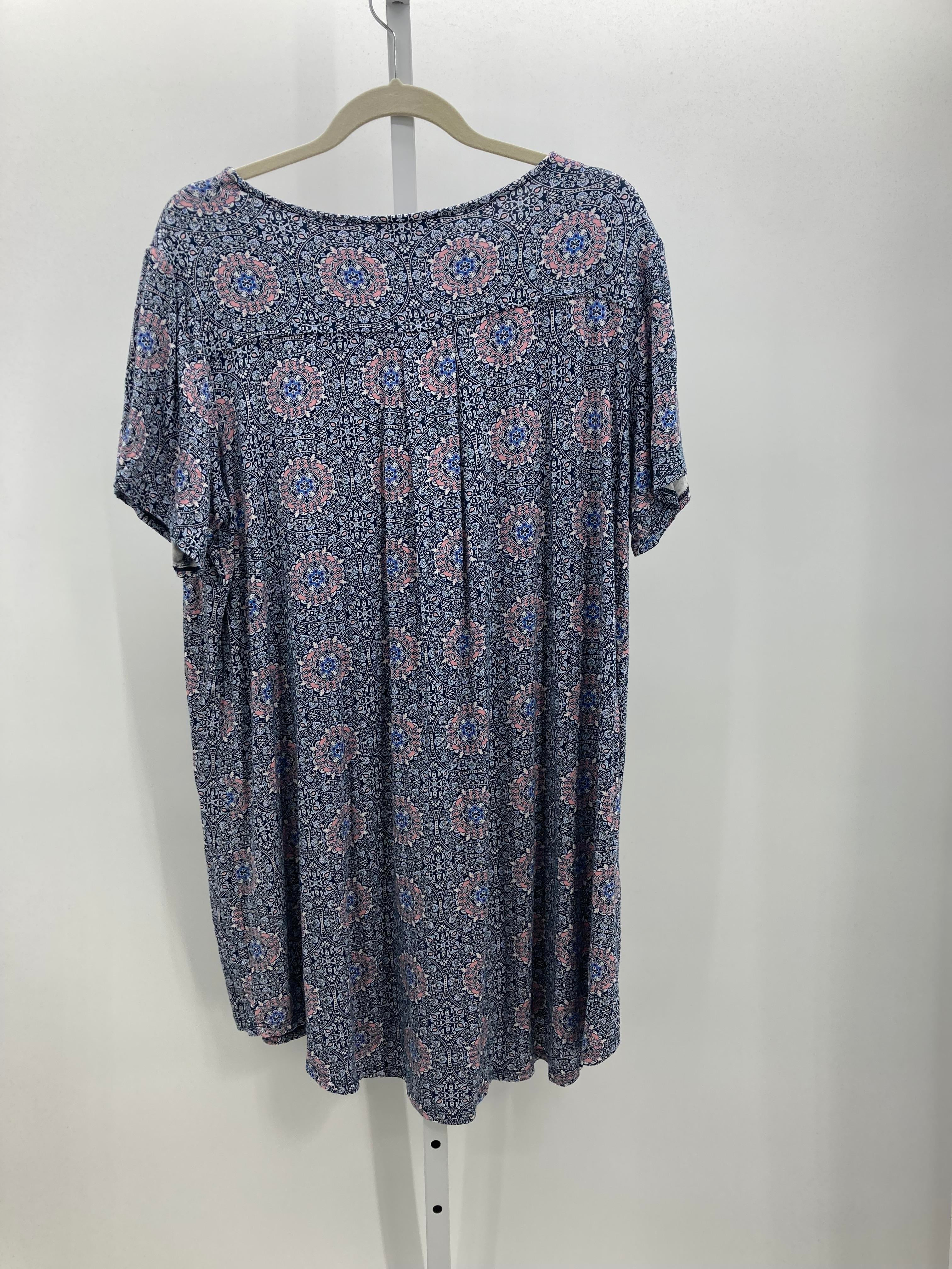 Tahari Size 2X Womens Short Sleeve Shirt