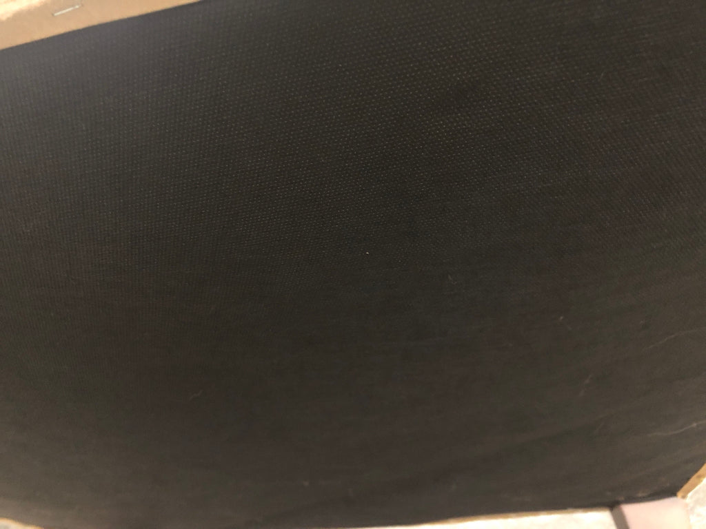 CREAM W/LEAF PRINT ACCENT CHAIR CURVED BACK & PILLOW,ORIGINAL PAPERS INCLUDED.