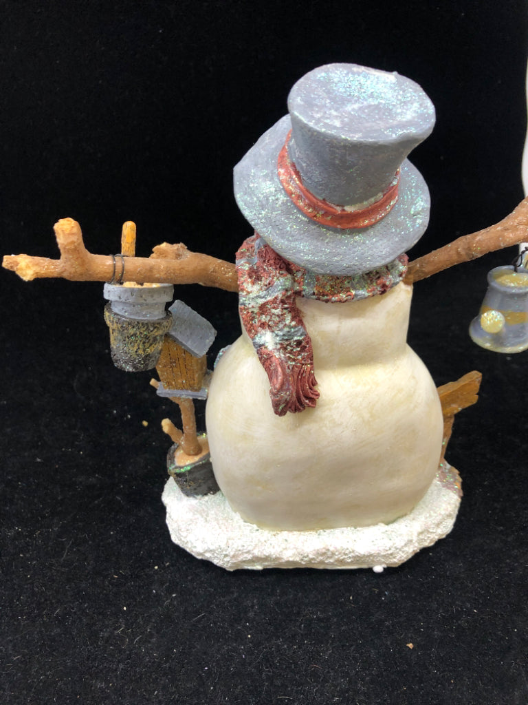FROSTY FOLKS MUSICAL FIGURINE- SAN FRANCISCO MUSIC BOX.