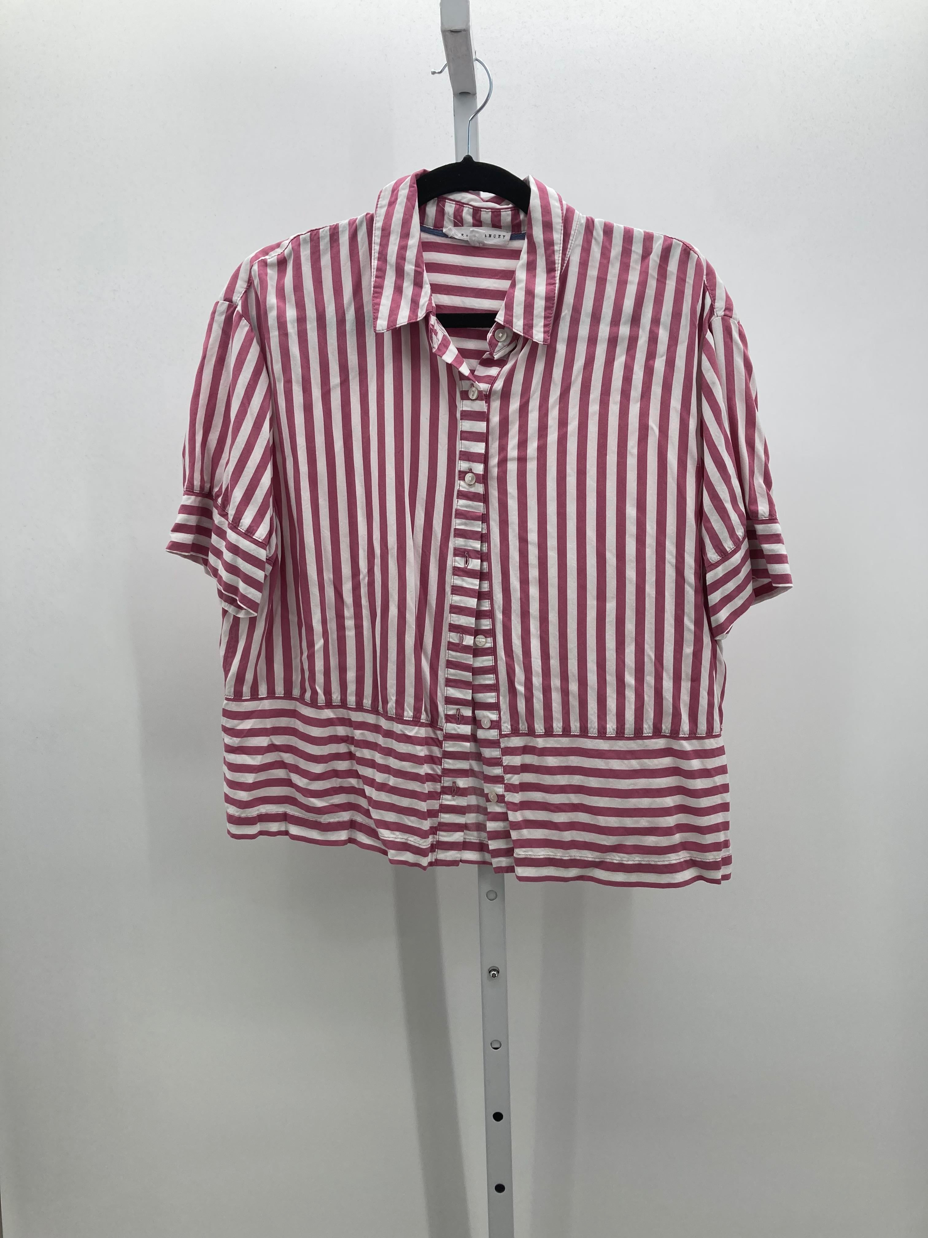 Jane + Delancey Size Large Misses Short Sleeve Shirt