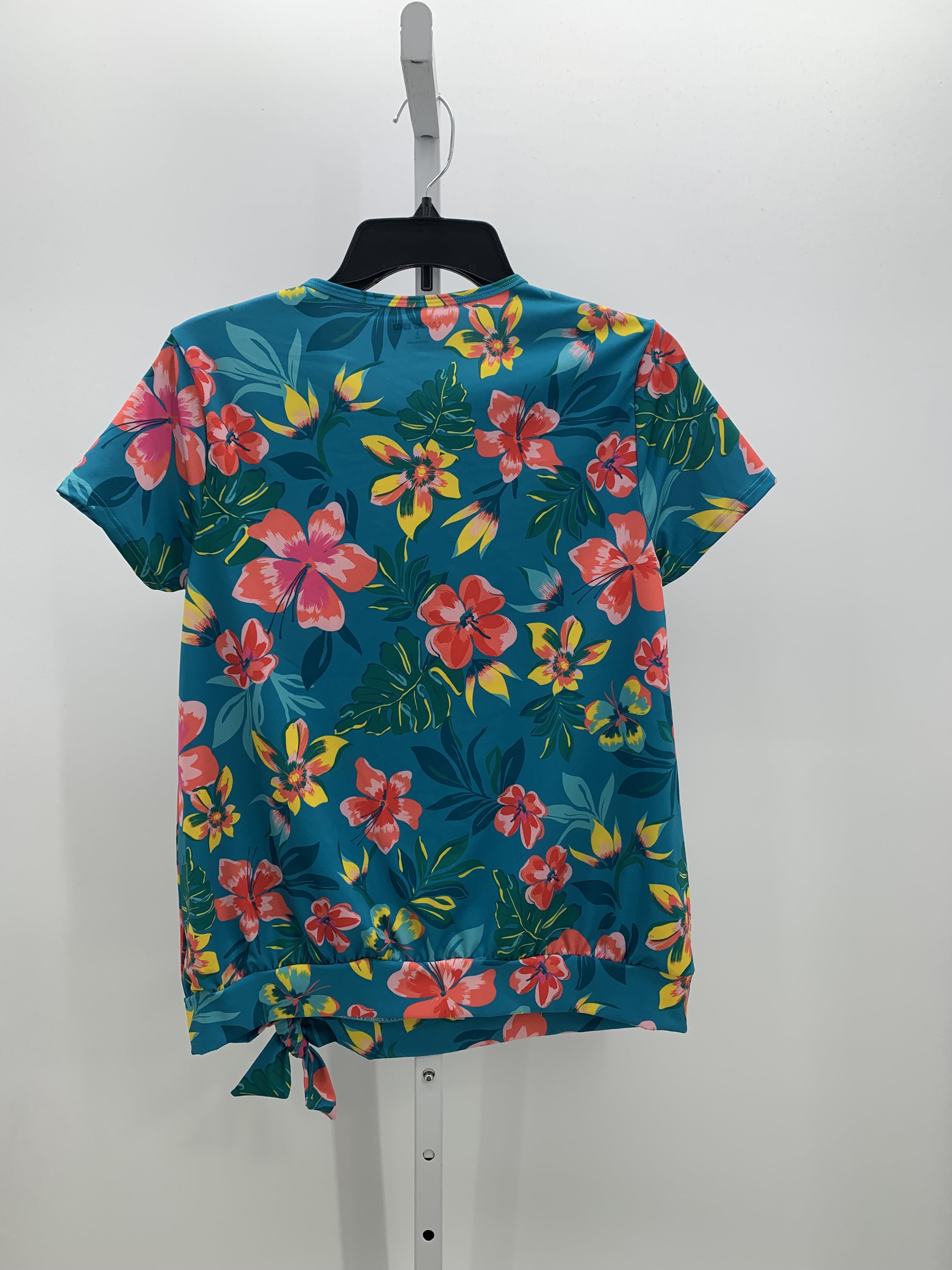 Lands End Size Small Misses Short Sleeve Shirt