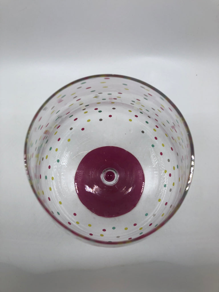 LG BIRTHDAY GIRL DECORATED WINE GLASS.