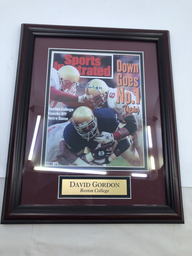 DAVID GORDON SPORTS ILLUSTRATED WALL ART.