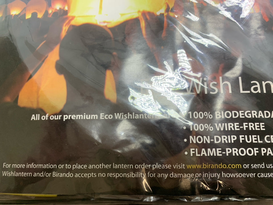NIP 5PK ECO WISH LANTERN
