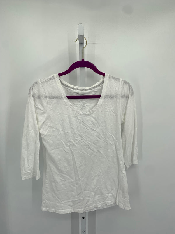 LL Bean Size Medium Misses 3/4 Sleeve Shirt