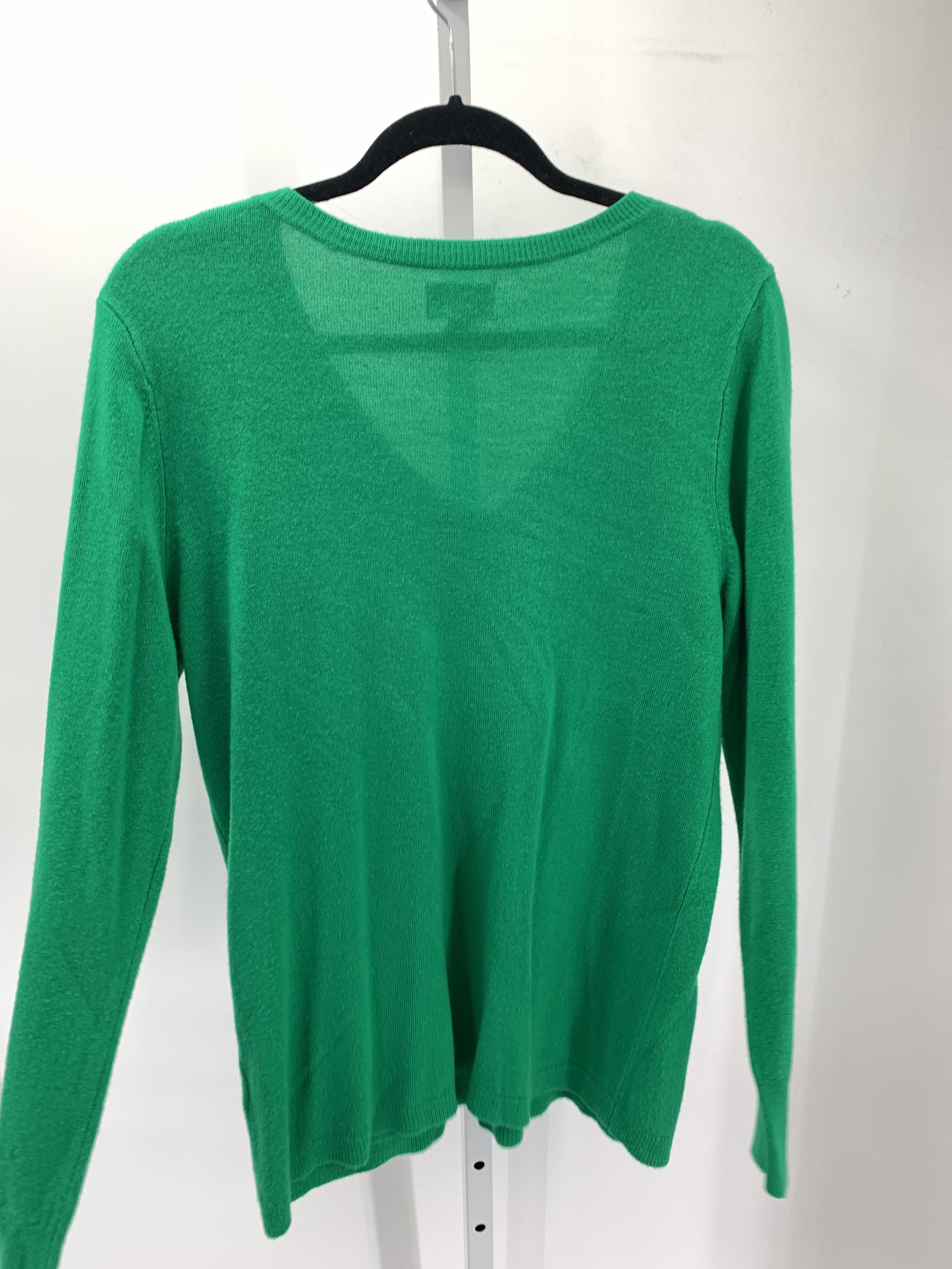 Croft & Barrow Size Large Misses Long Slv Sweater