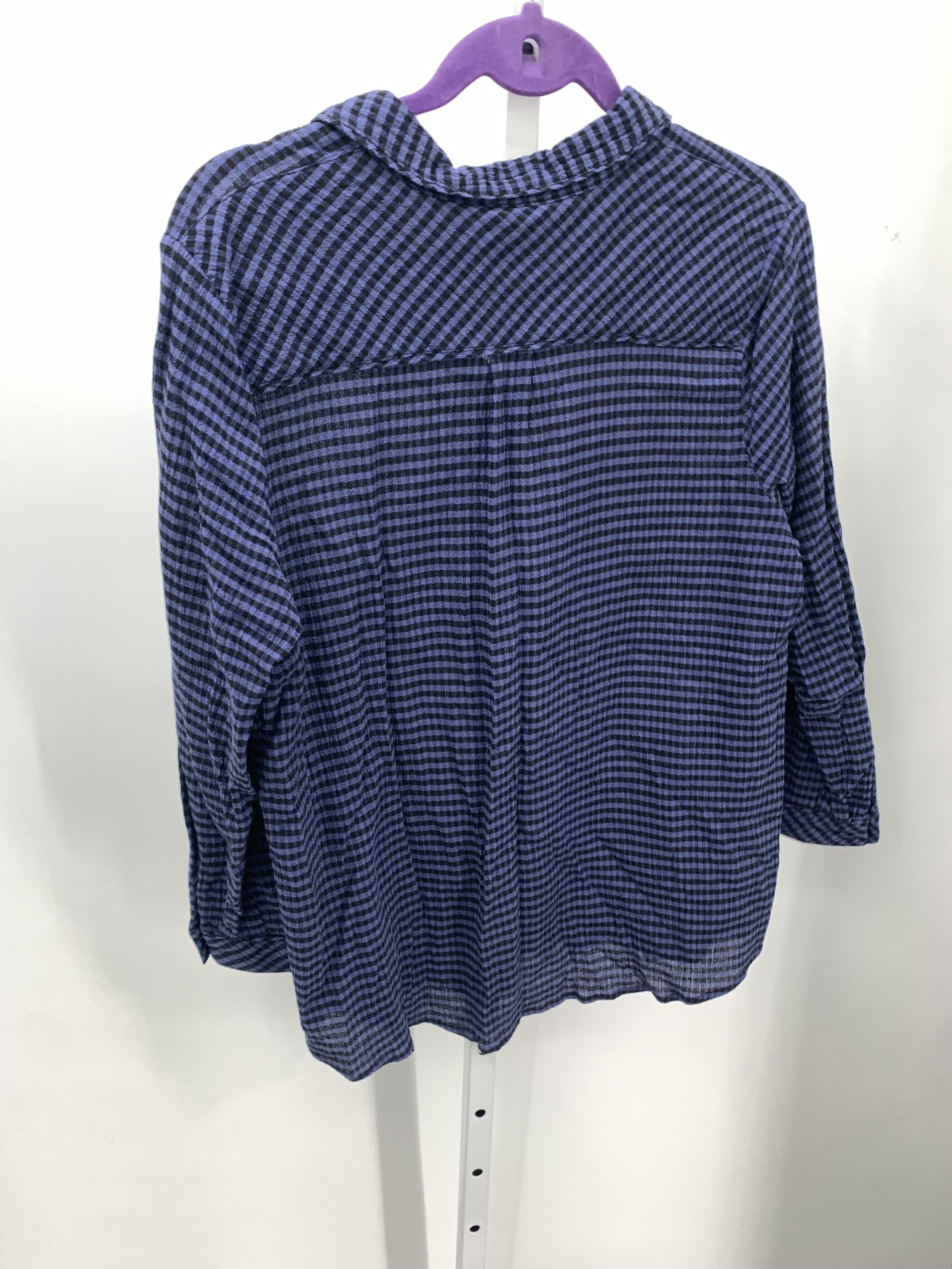 J-Jill Size Large Petite Petite Long Sleeve Shirt