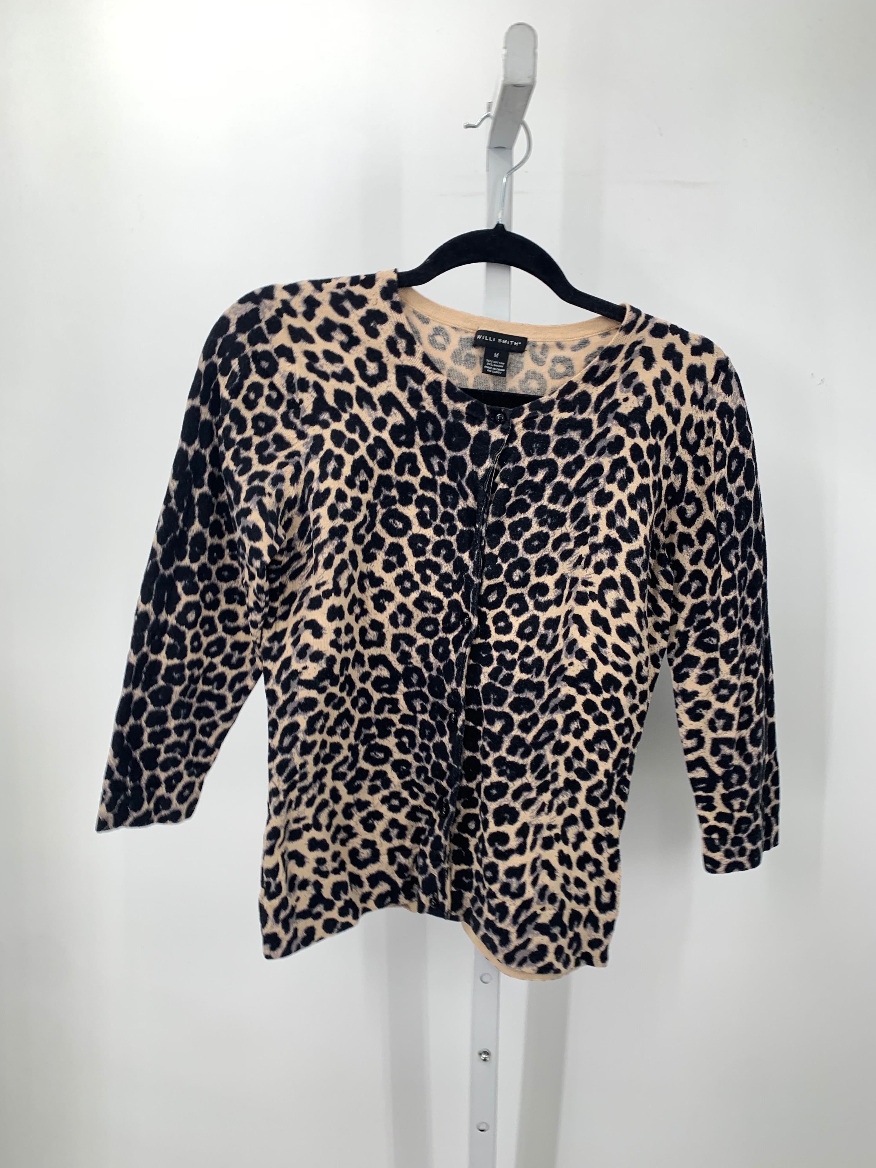 Willi Smith Size Medium Misses 3/4 Sleeve Sweater