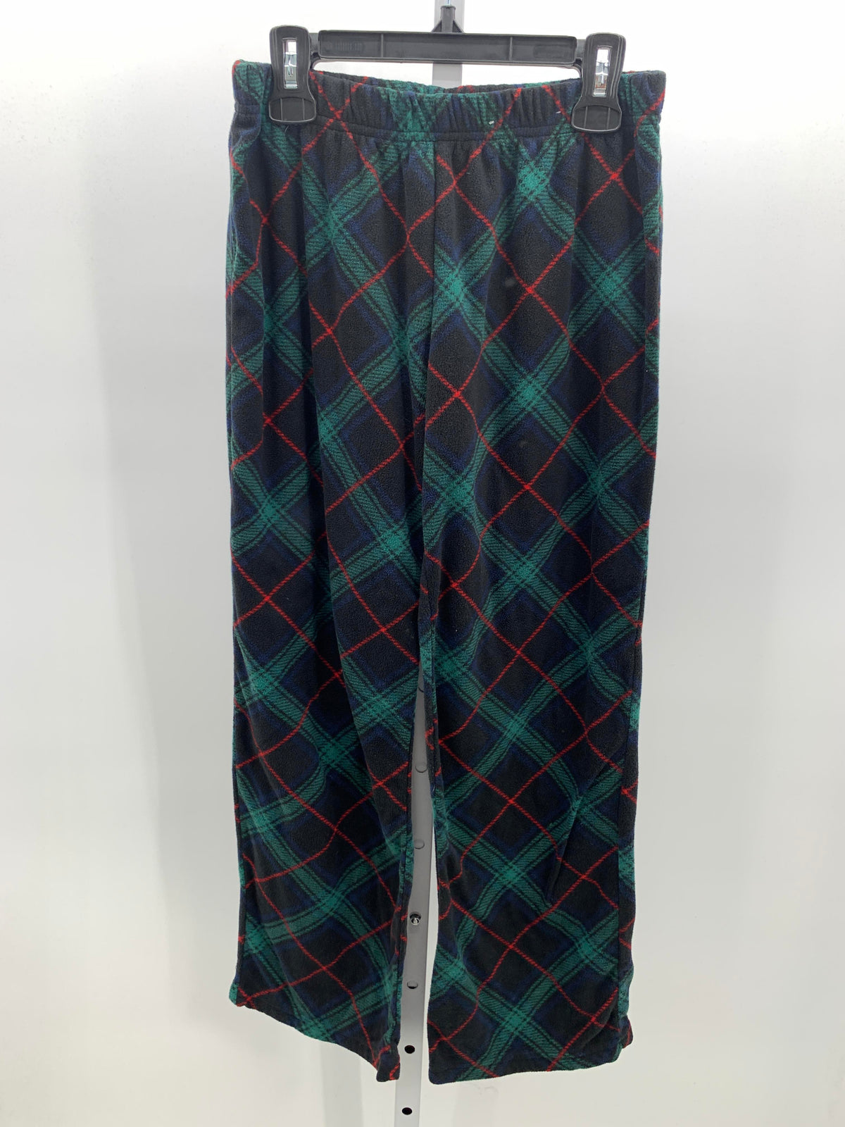 GREEN RED PLAID FLEECE.