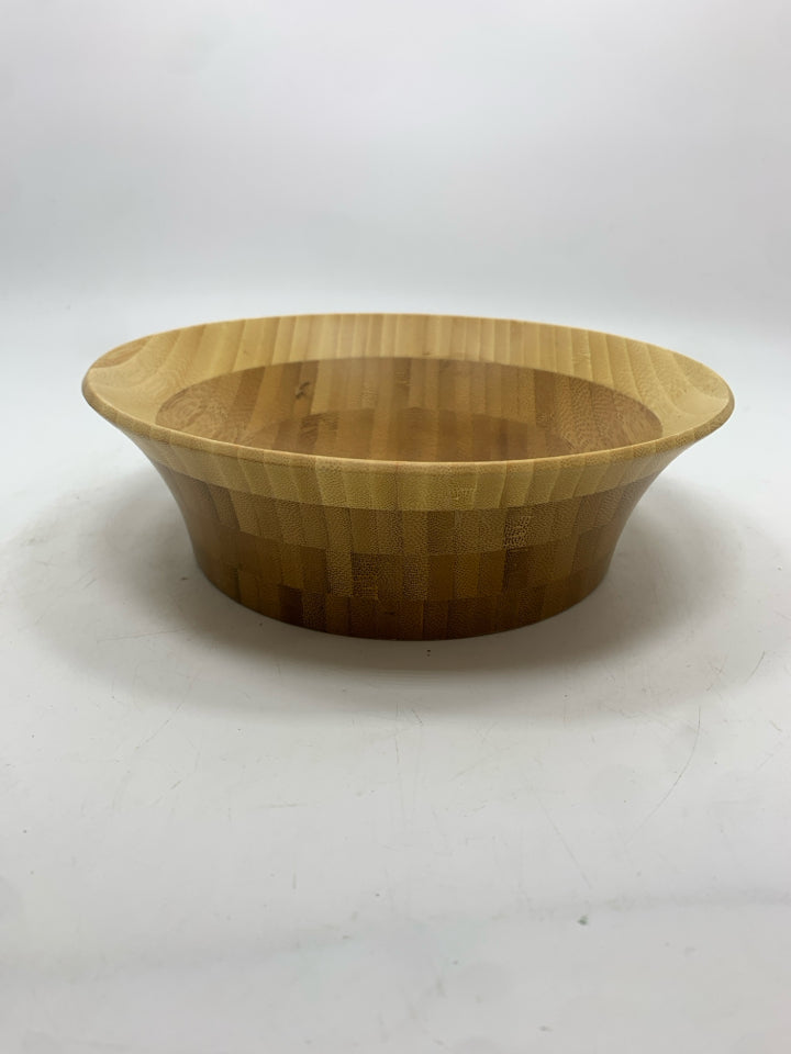 BAMBOO WOOD BOWL.