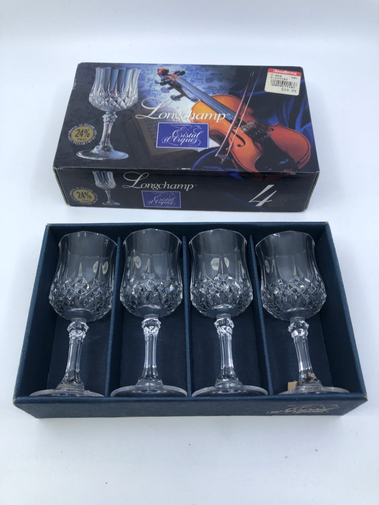 4 NIB LONGCHAMP GLASSES.