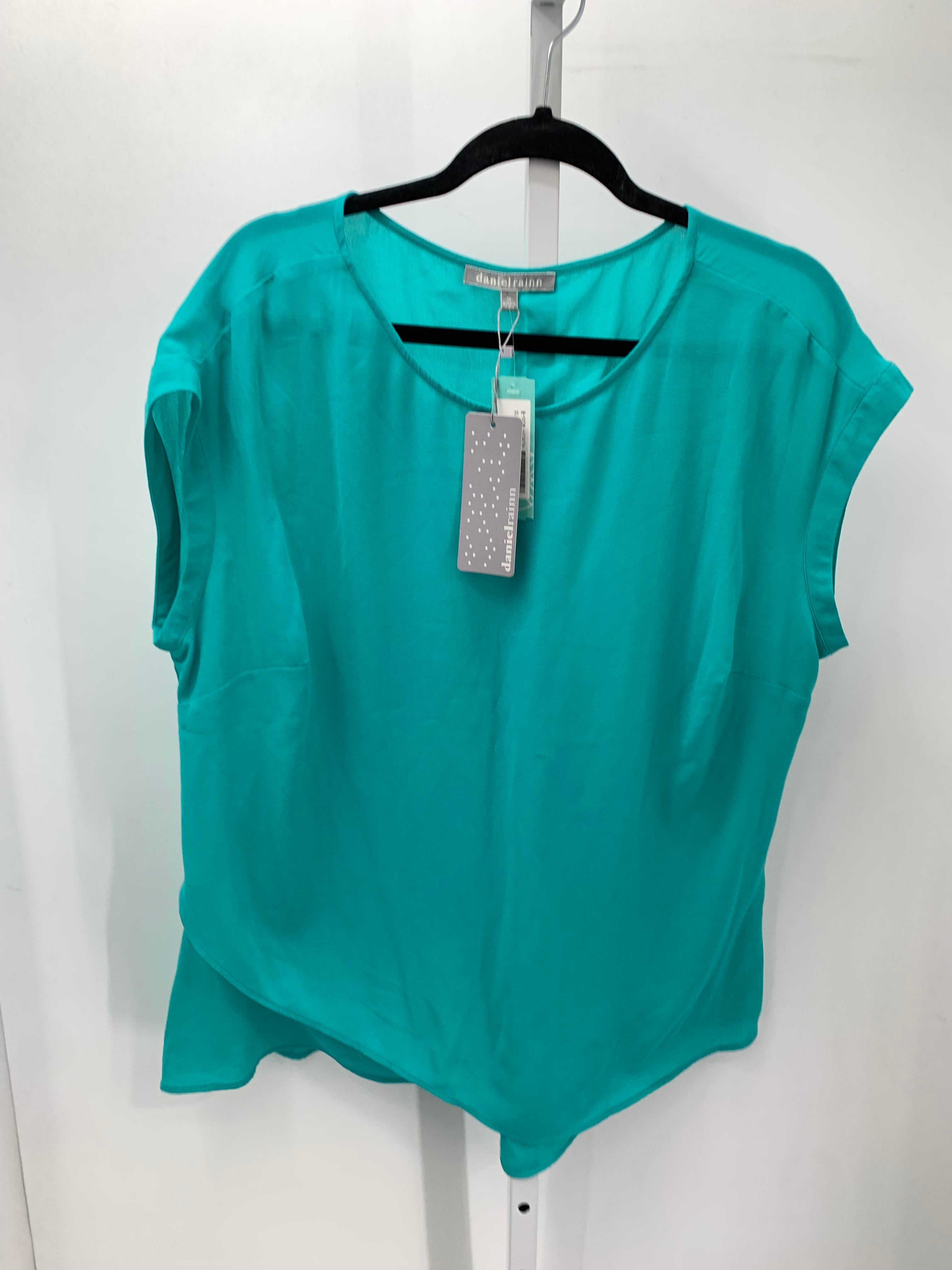 Daniel Rain Size 1X Womens Short Sleeve Shirt