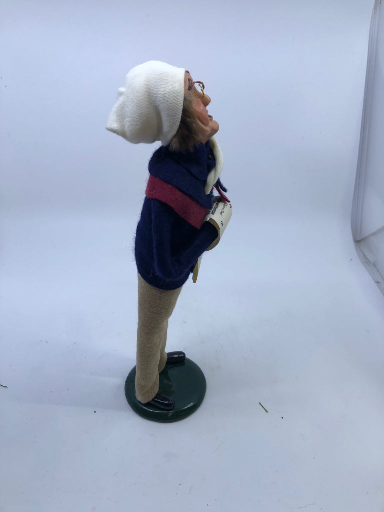 BYERS' CHOICE MAN IN WHITE HAT-1989.