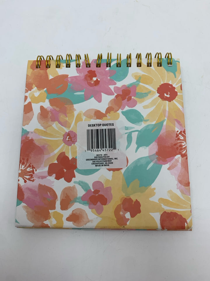 NWT INSPIRATIONAL WORDS TO LIVE BY DESK TOP FLIP BOOK.