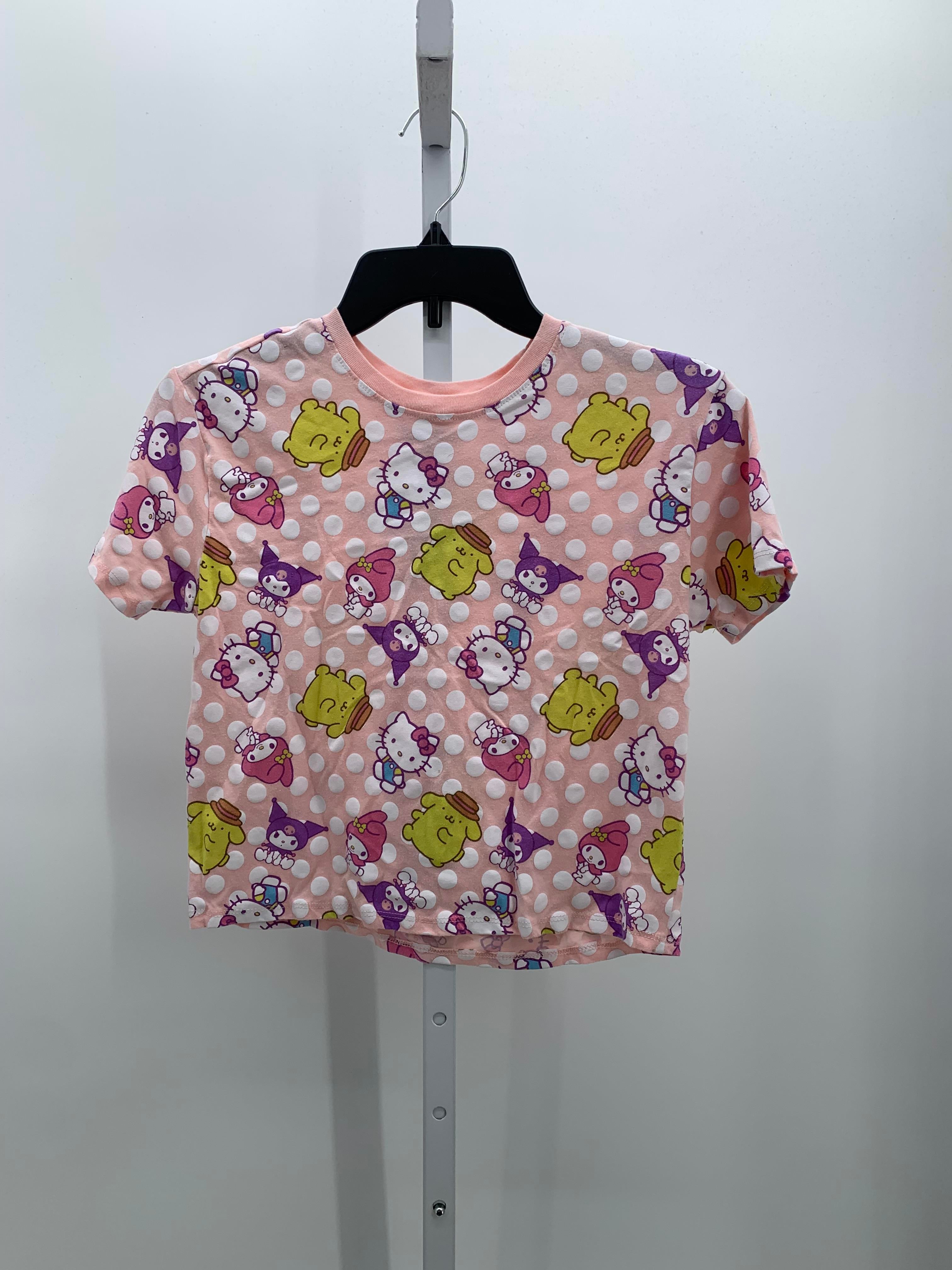 Hello Kitty Size 14-16 Girls Short Sleeve Shirt
