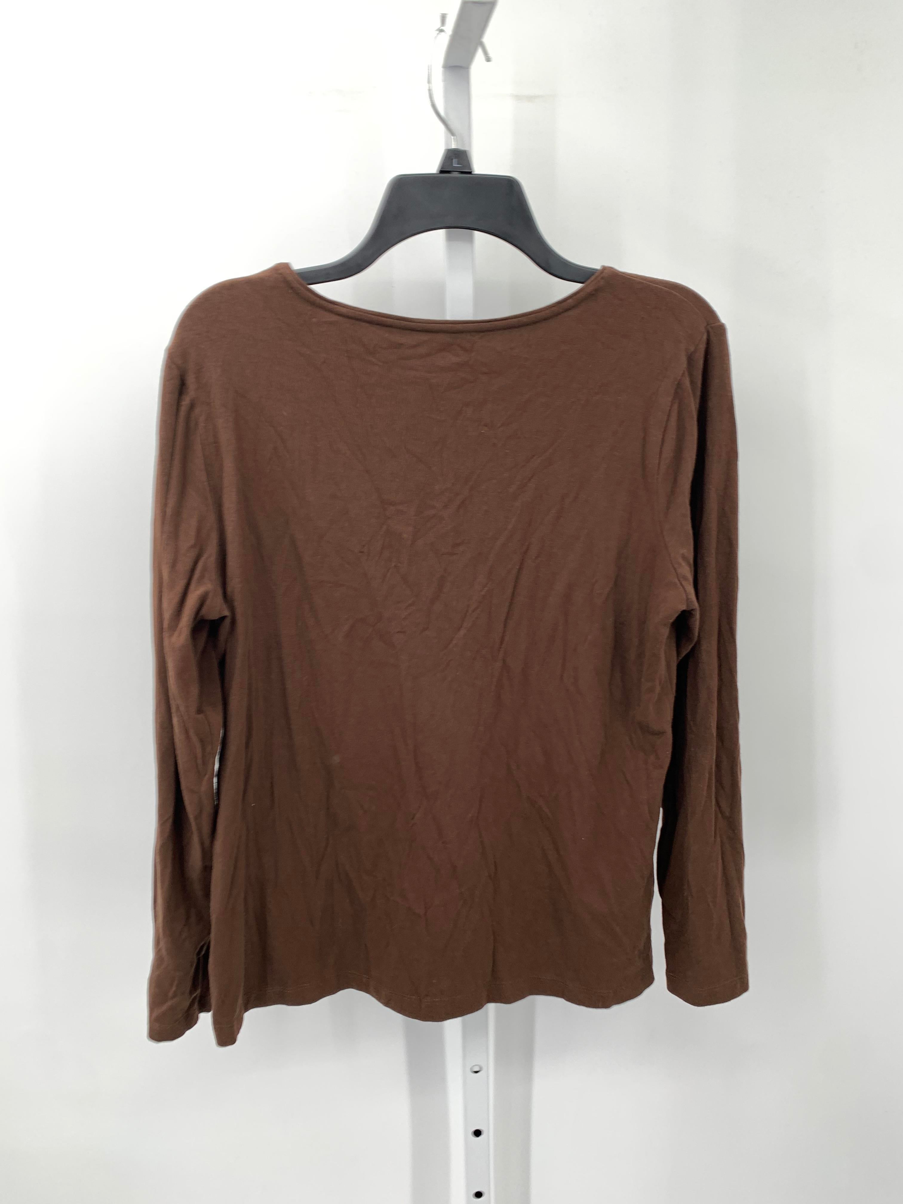 Coldwater Creek Size Large Misses Long Sleeve Shirt