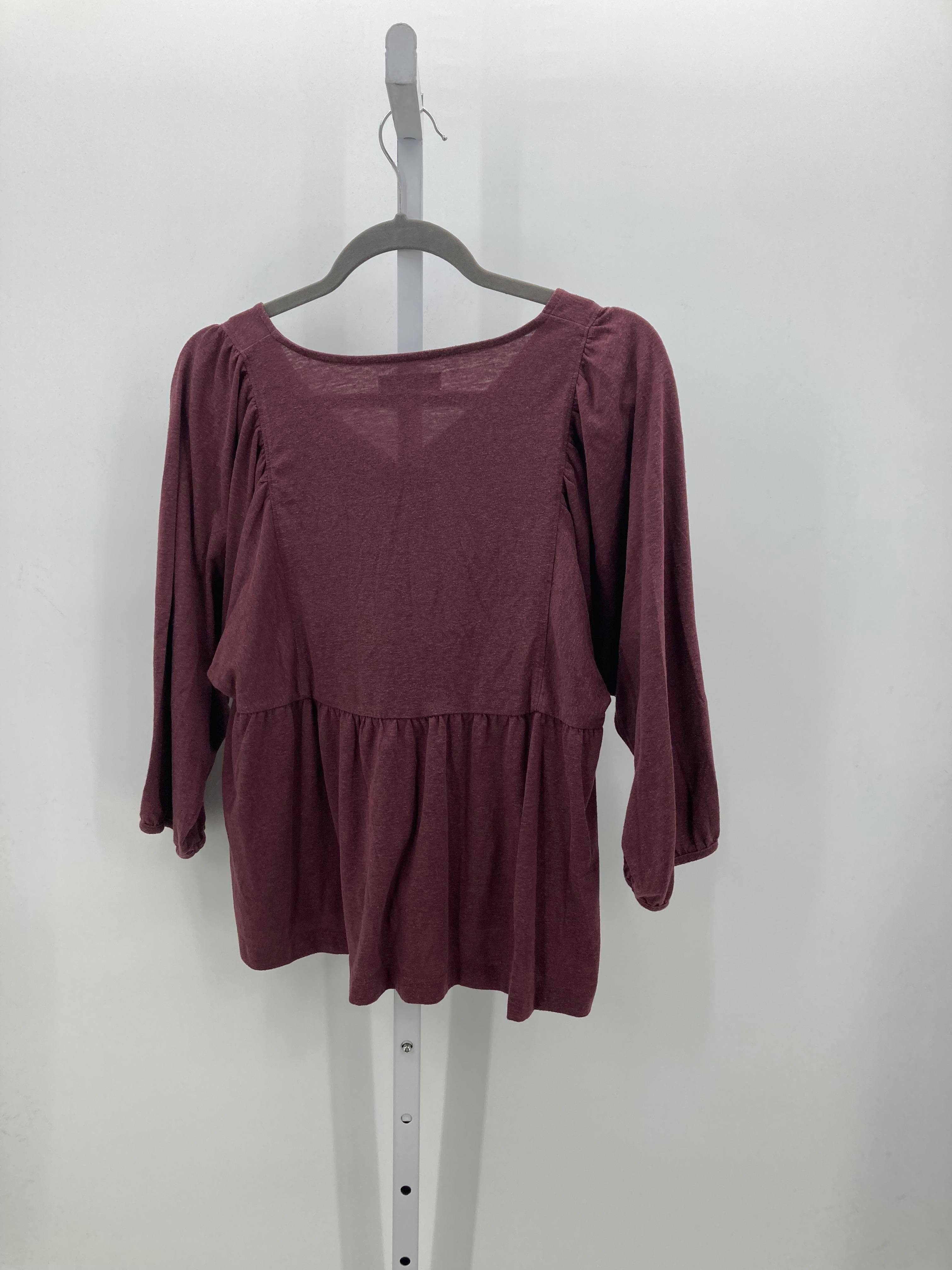 Sonoma Size Medium Misses 3/4 Sleeve Shirt