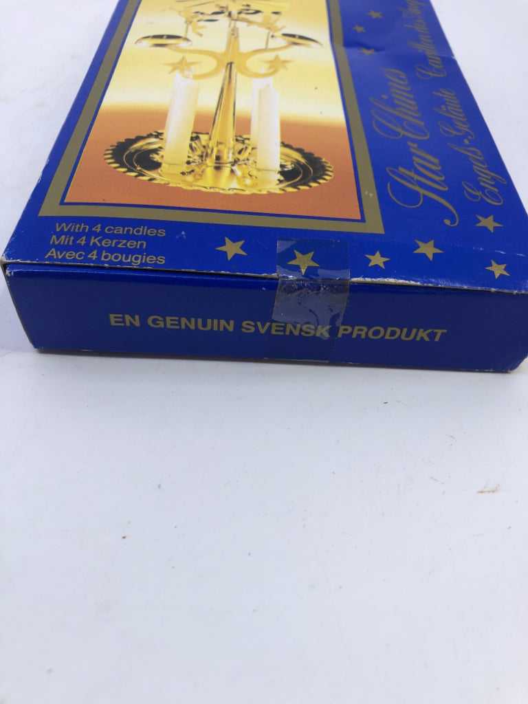 NIB STAR CHIMES CANDLE HOLDER.